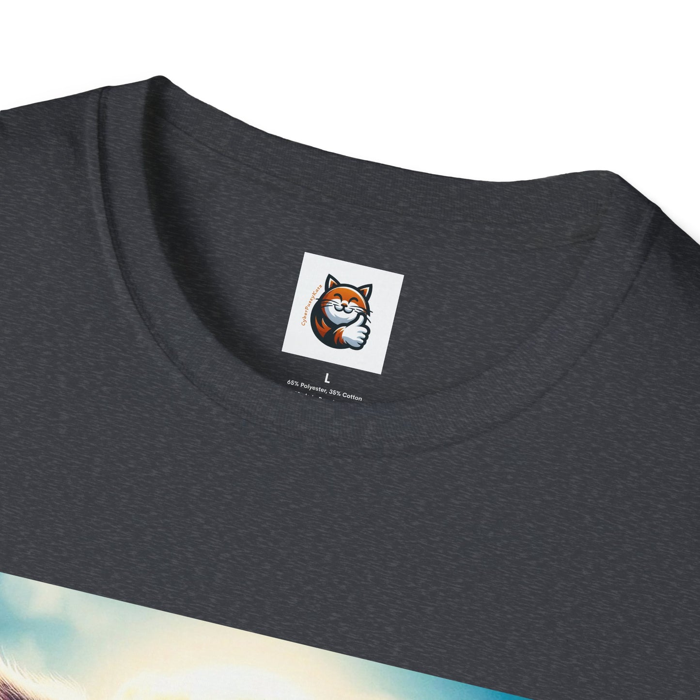 Selkirk Rex Cat T-Shirt beach day