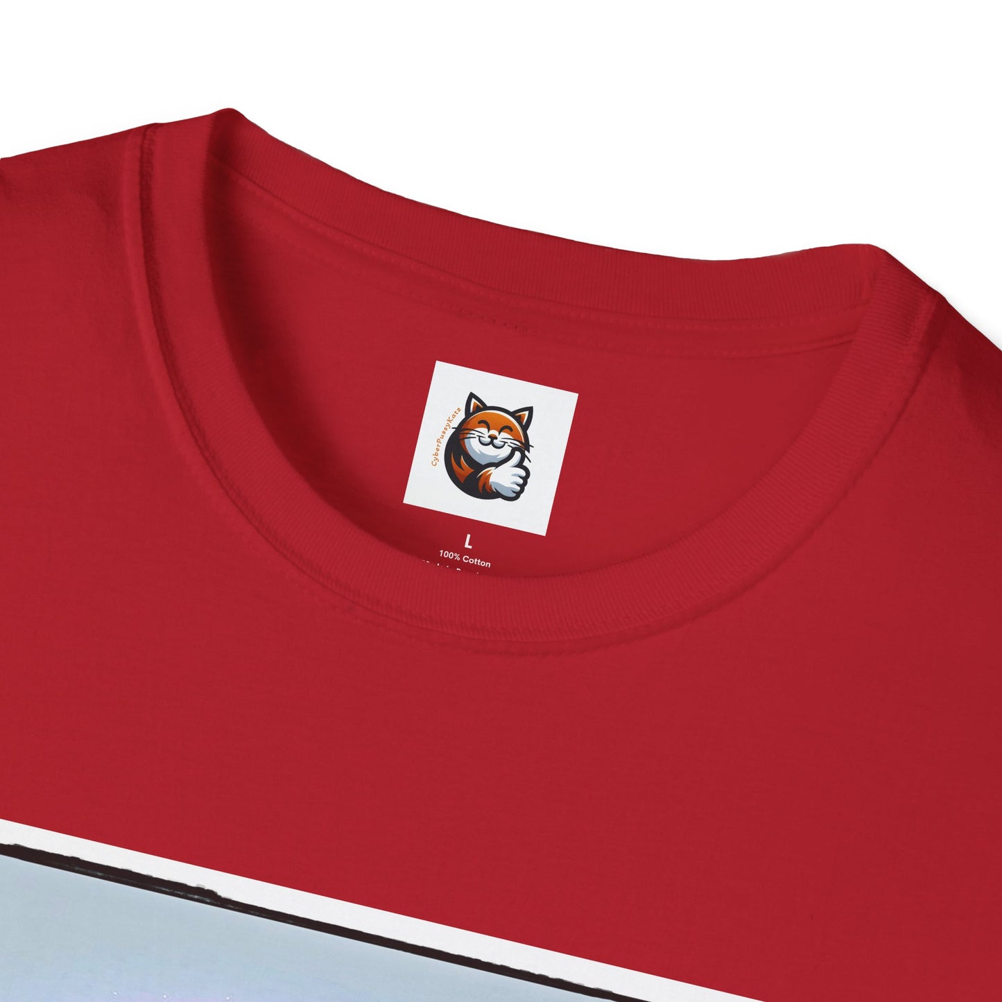 Devon Rex Cat rainbow Softstyle T-Shirt