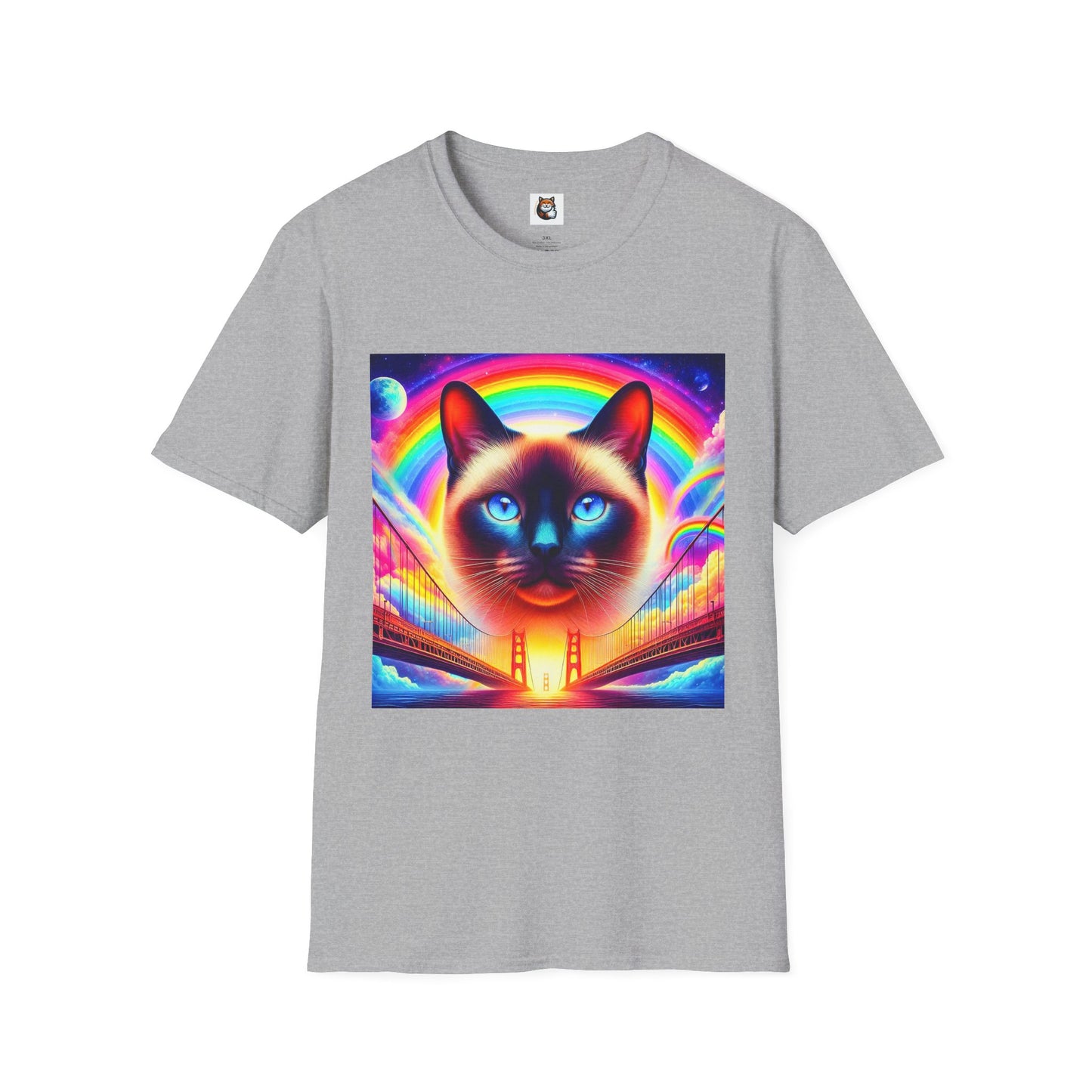 Siamese Cat floating kitty shirt