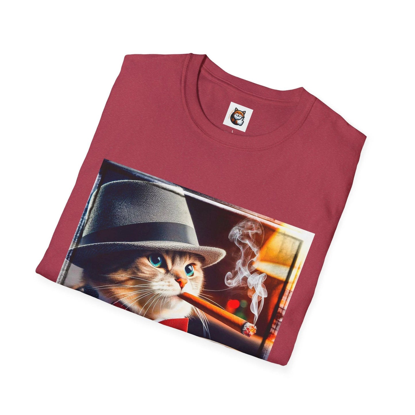 Domestic Cat Unisex Softstyle T-Shirt by Printify