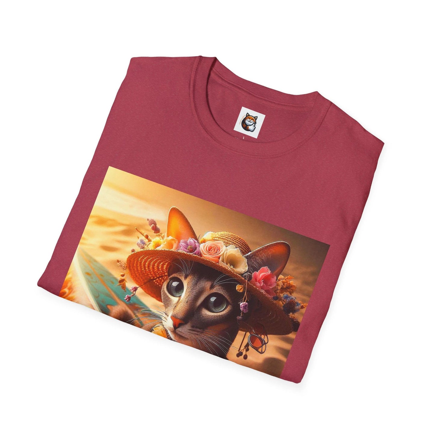 Oriental Shorthair Cat Graphic Tee Unisex SoftStyle T Shirt Cotton Crew Neck Design