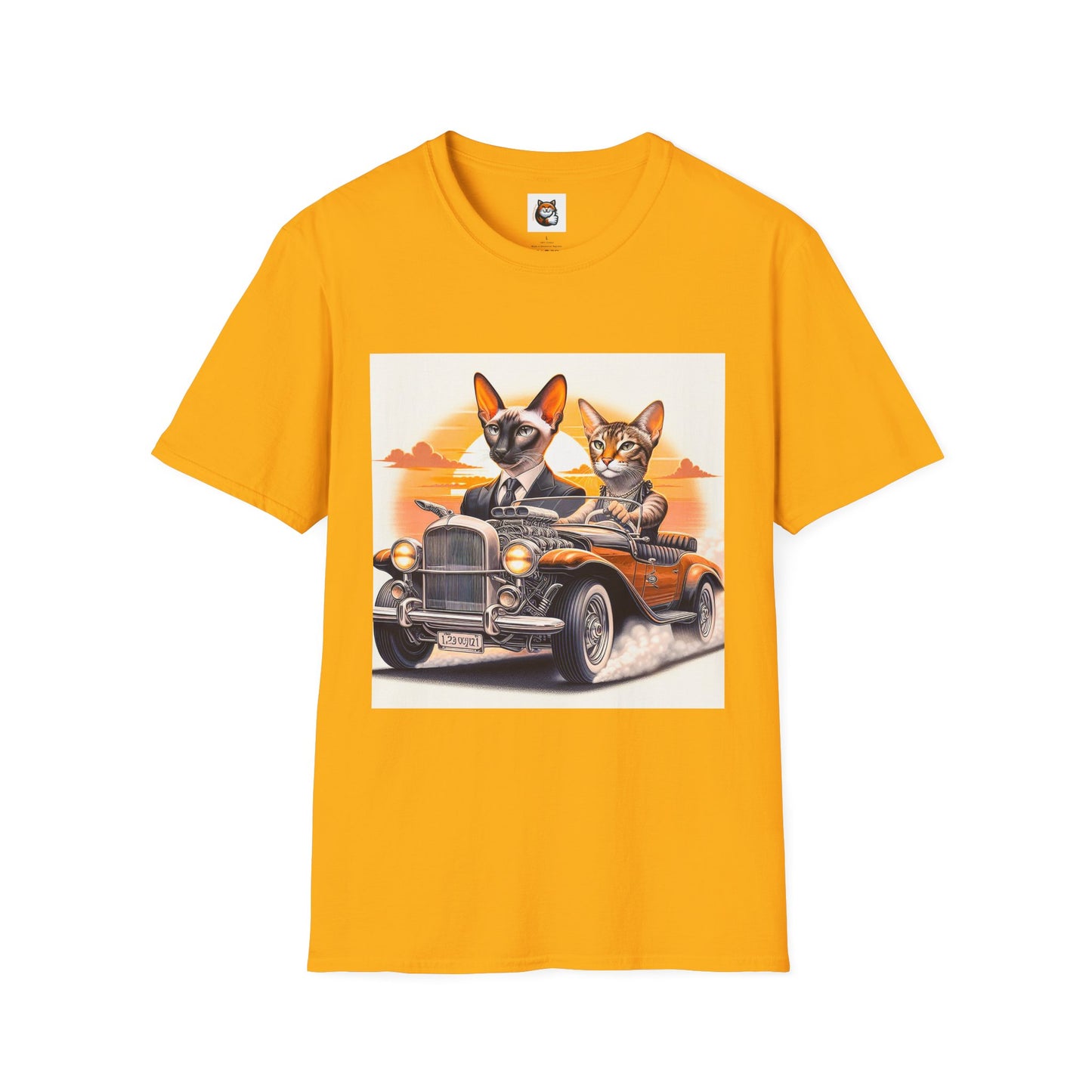 Wacky Oriental Shorthair Unisex Softstyle T-Shirt