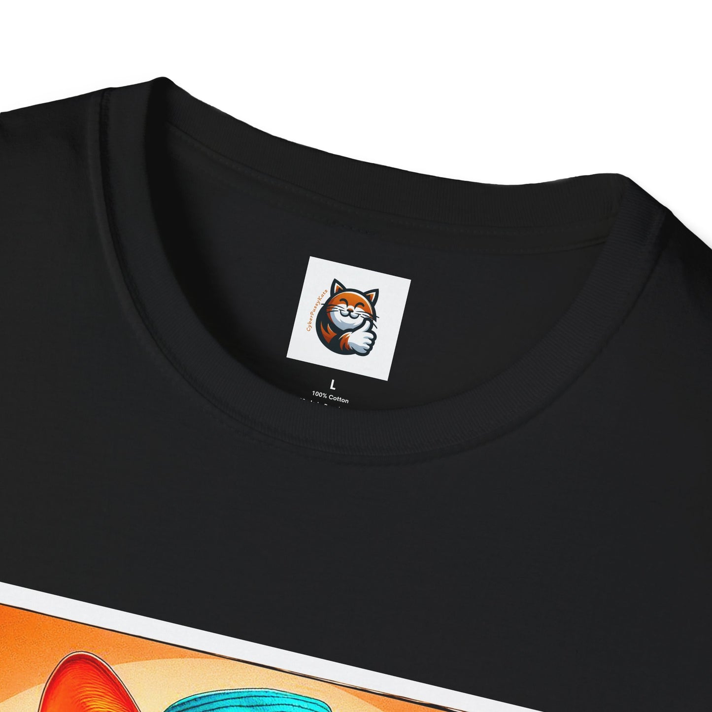 Abyssinian surfing Softstyle T-Shirt
