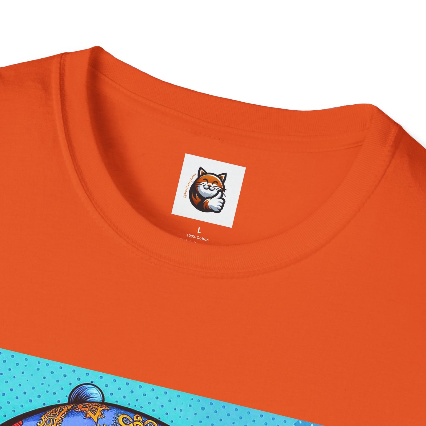 Russian Blue Cat Unisex Softstyle T-Shirt