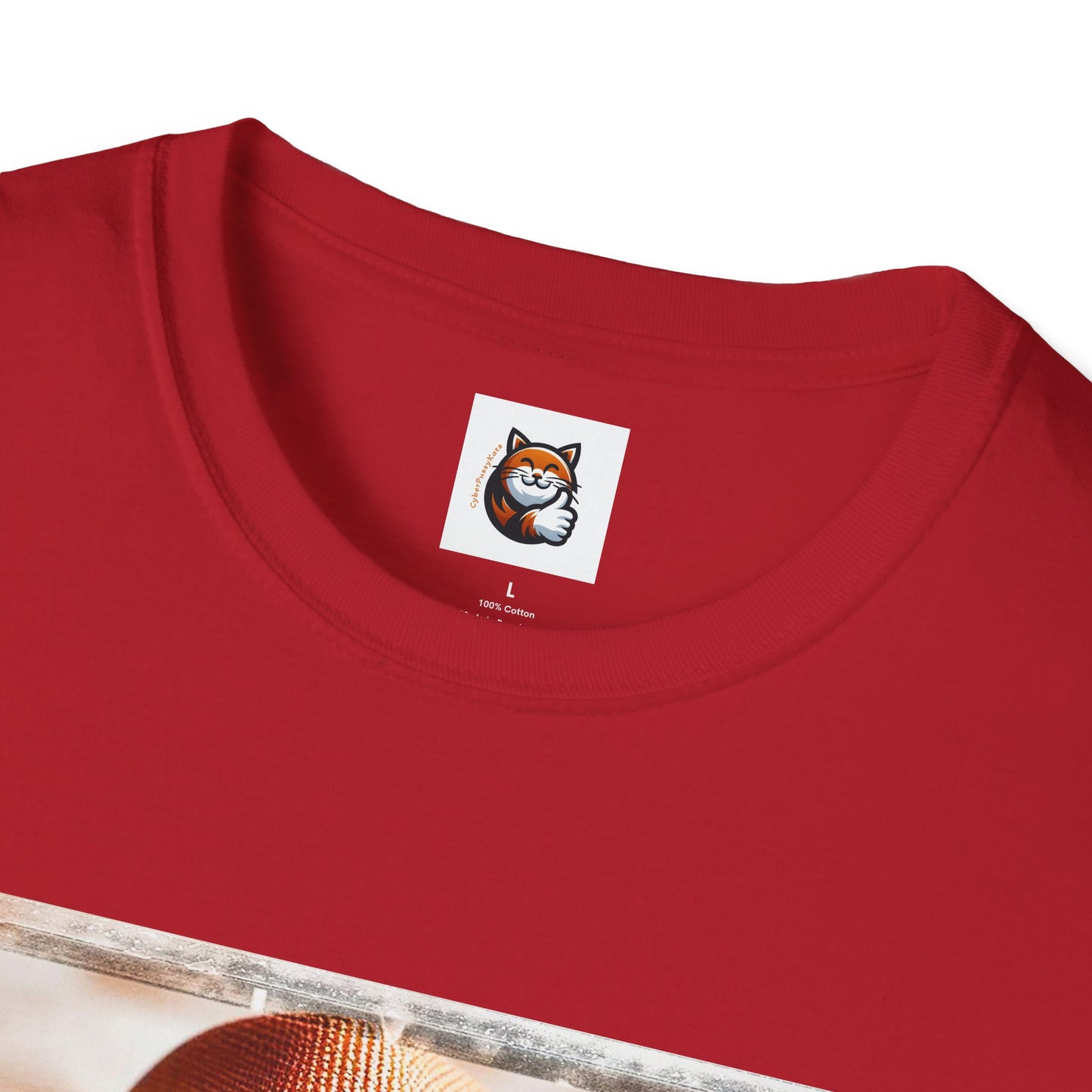 Abyssinian hat and tie Unisex Softstyle T-Shirt
