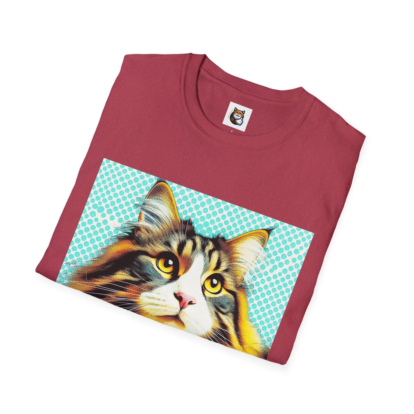 Norwegian Forest Cat Unisex Softstyle T-Shirt by Printify