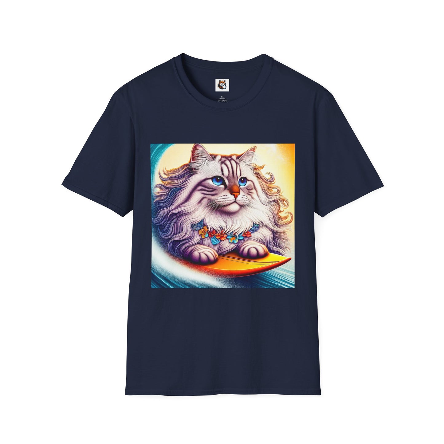 Siberian Cat surfing beauty
