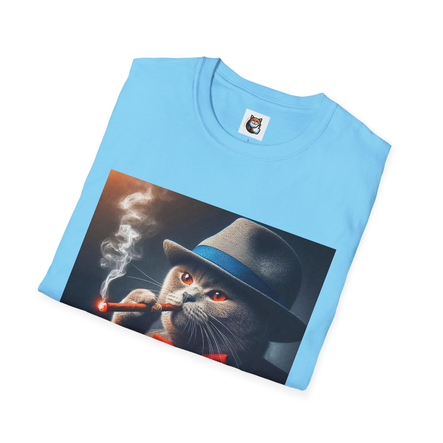 Russian Blue Cat whiskey drinking T-Shirt