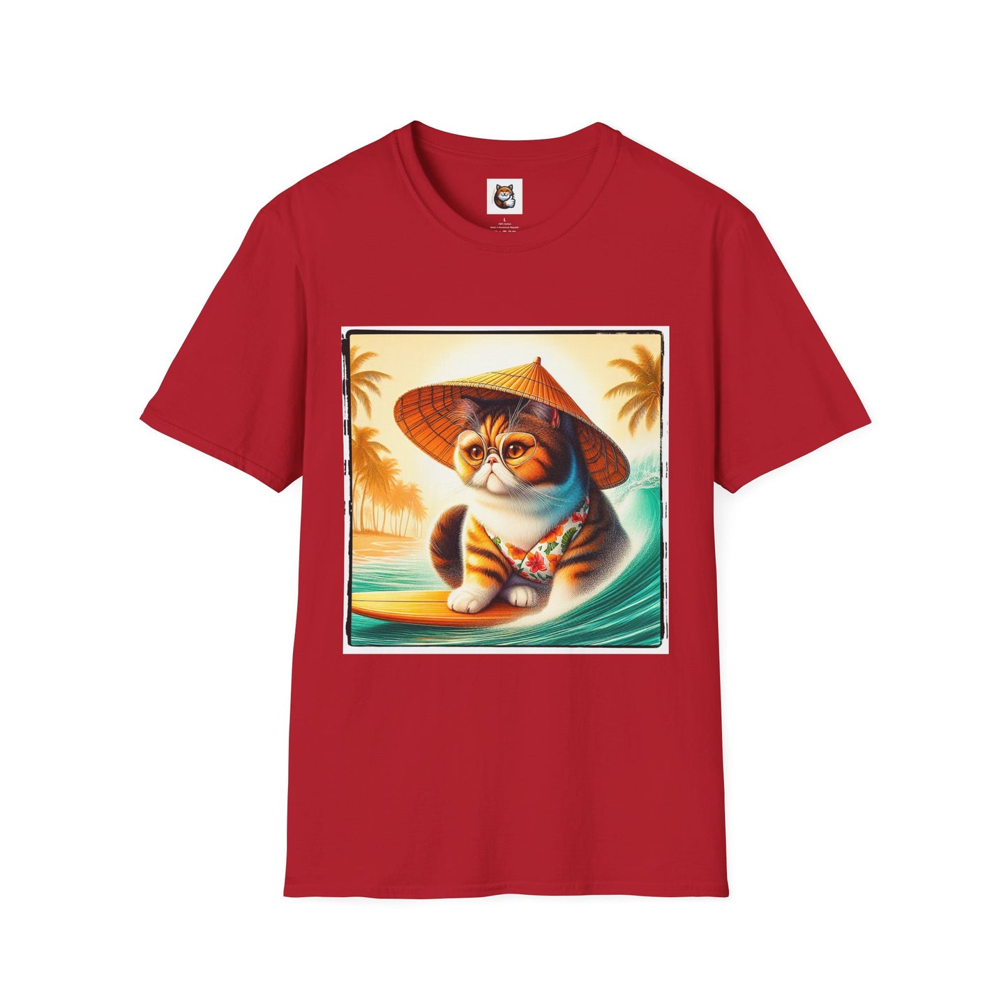 Exotic Shorthair Cat Unisex Softstyle T-Shirt