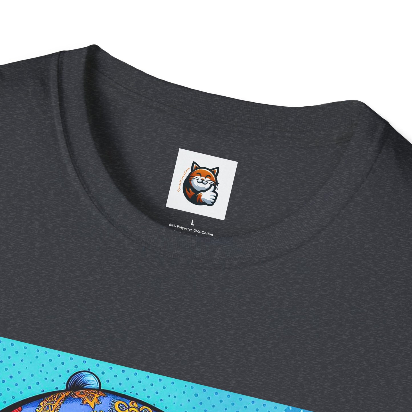 Russian Blue Cat Unisex Softstyle T-Shirt