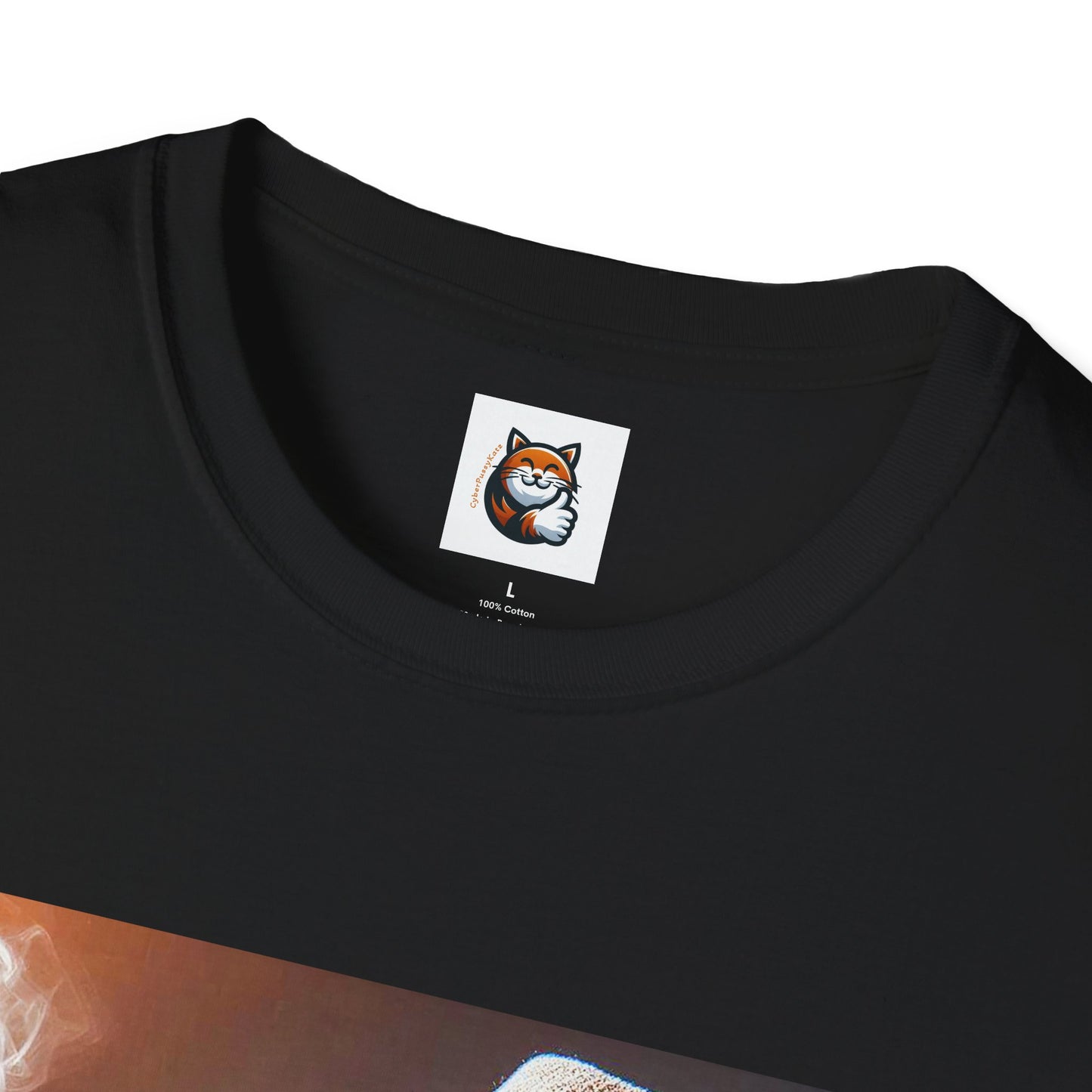 Devon Rex Cat whiskey drinker Softstyle T-Shirt