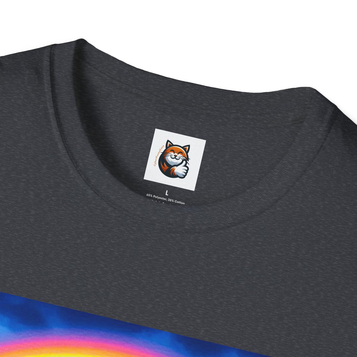 Russian Blue Cat Unisex Softstyle T-Shirt
