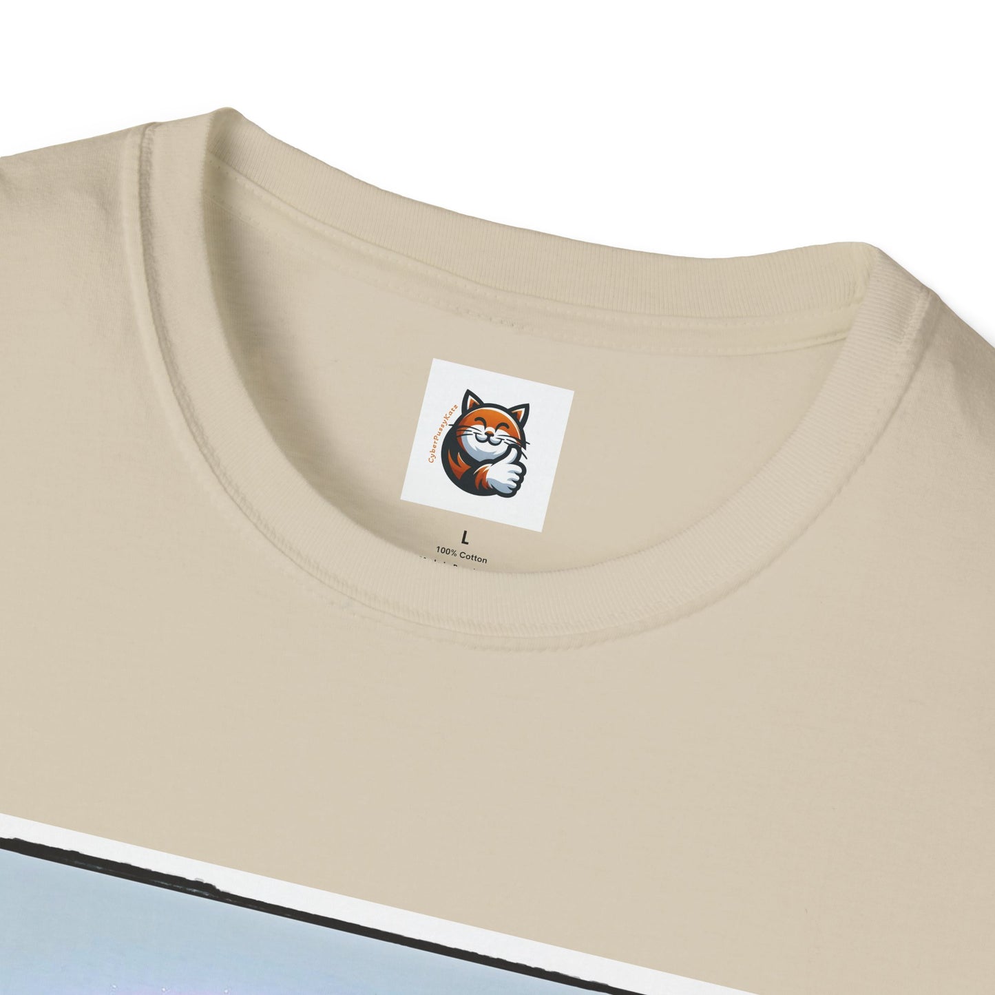 Devon Rex Cat rainbow Softstyle T-Shirt