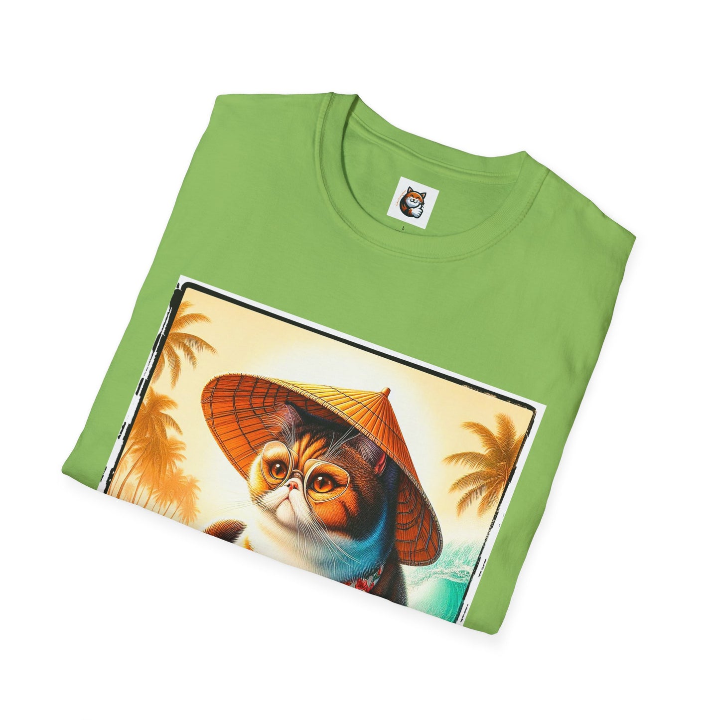 Exotic Shorthair Cat Unisex Softstyle T-Shirt