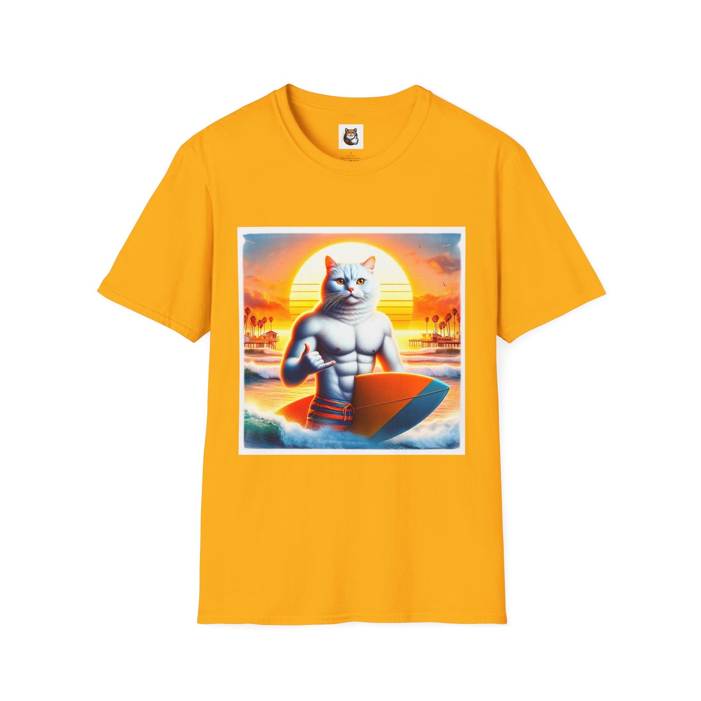 Domestic Cat Unisex Softstyle T-Shirt