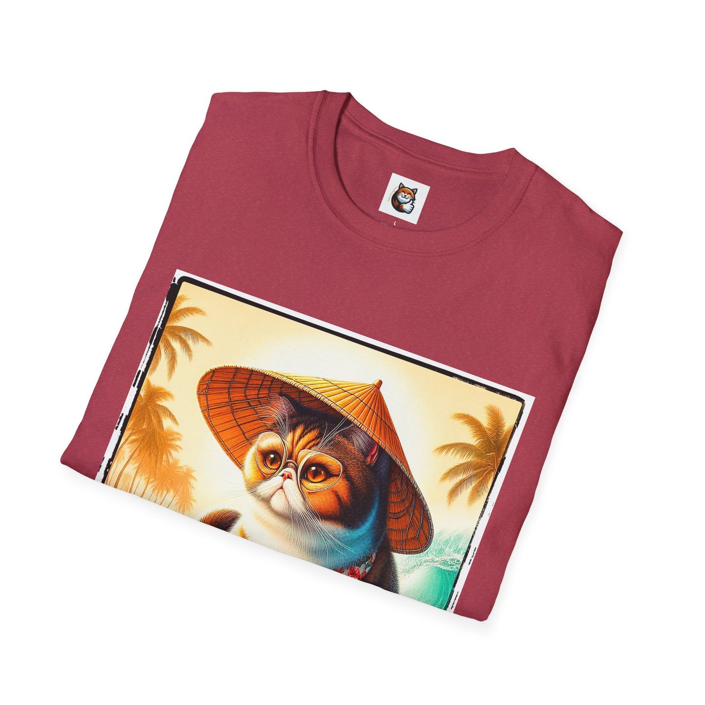 Exotic Shorthair Cat Unisex Softstyle T-Shirt