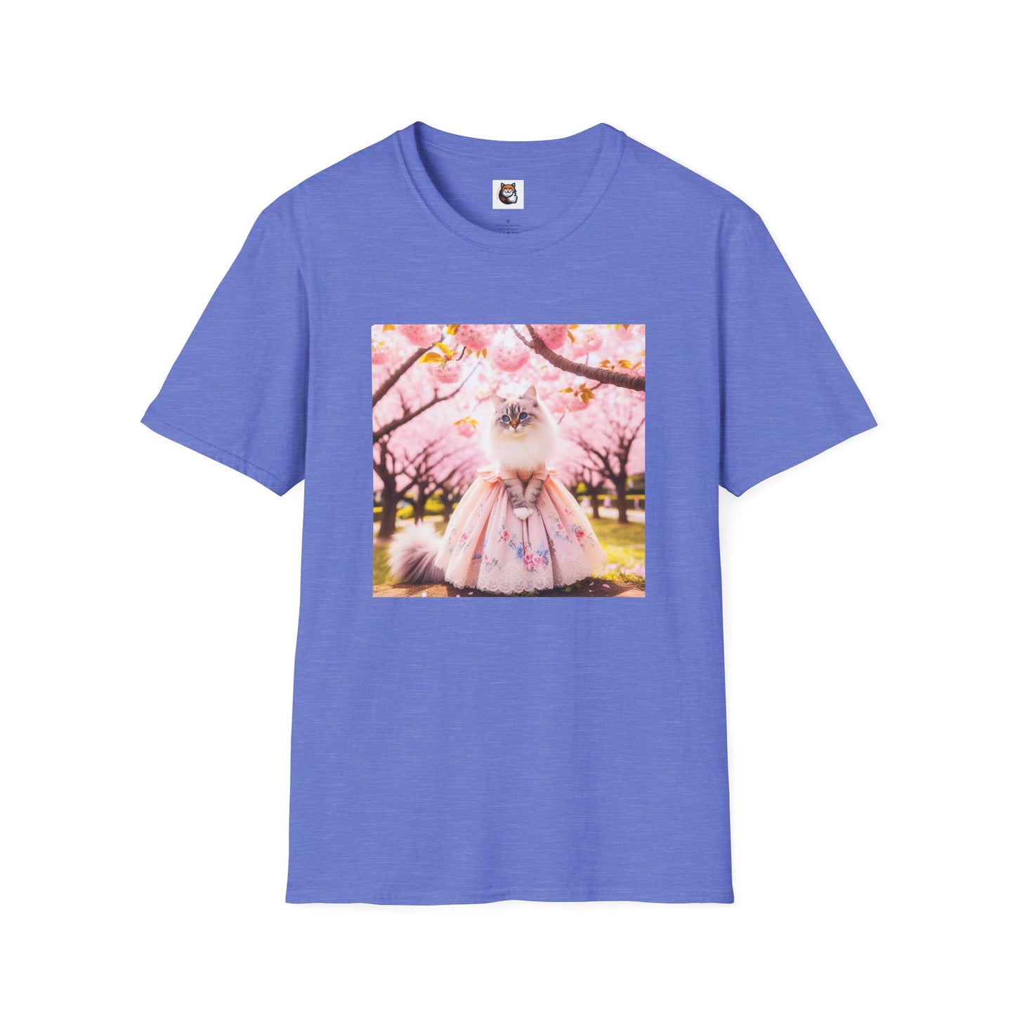 Siberian Cat pink dress shirt