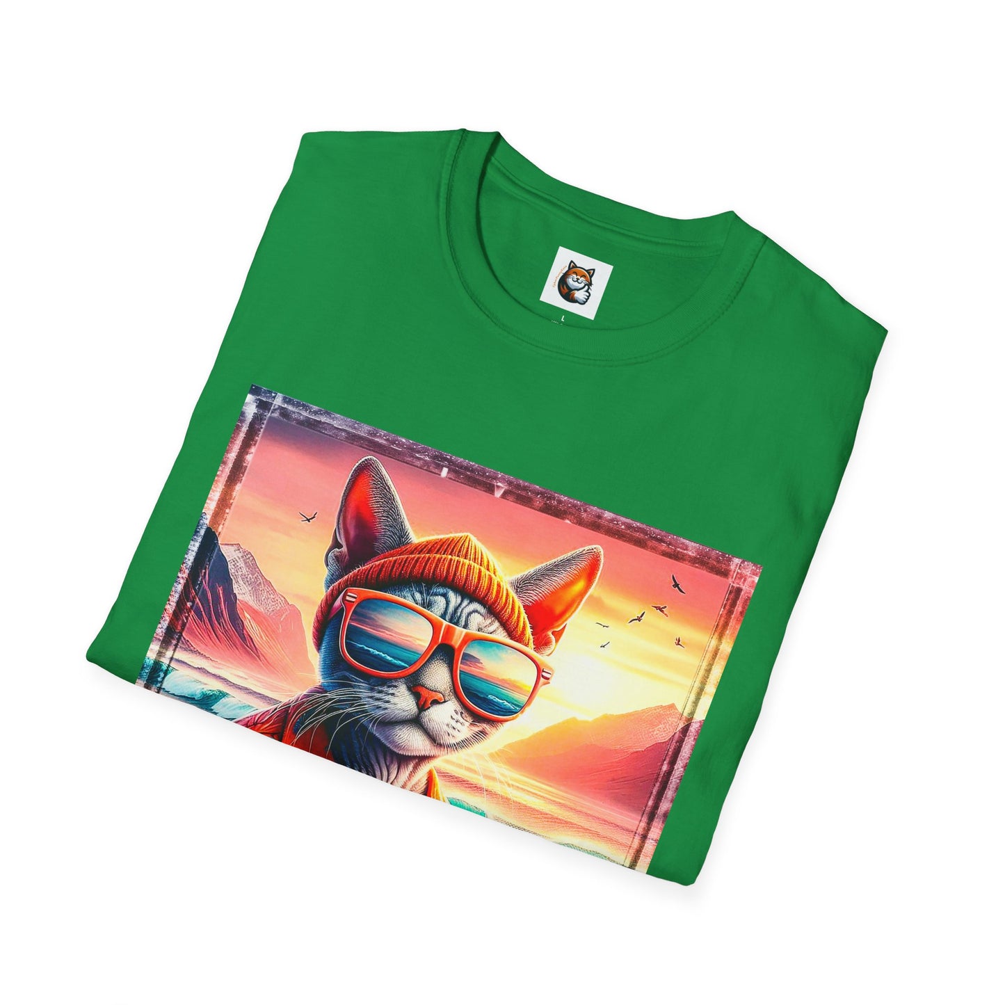 Devon Rex Cat Unisex Softstyle T-Shirt