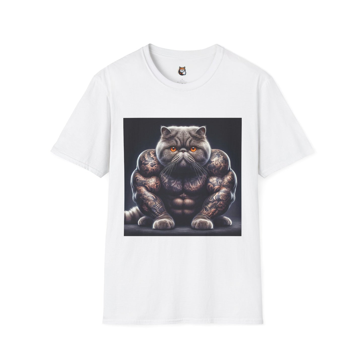 Exotic Shorthair Cat Unisex Softstyle T-Shirt