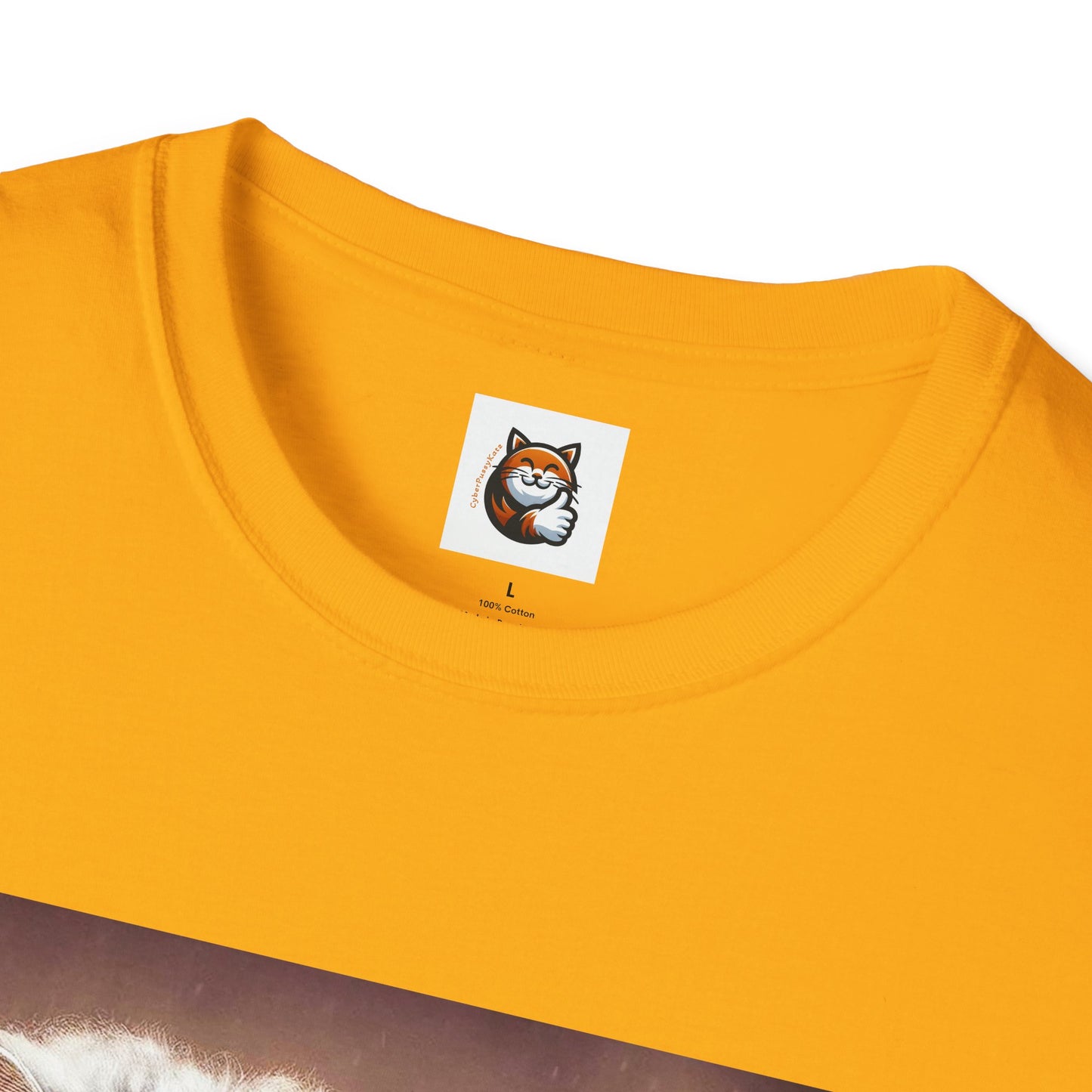 Wacky Selkirk Rex Cat T-Shirt angry couple