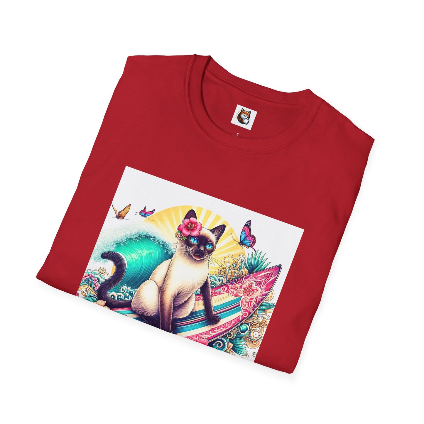 Siamese Cat surfing