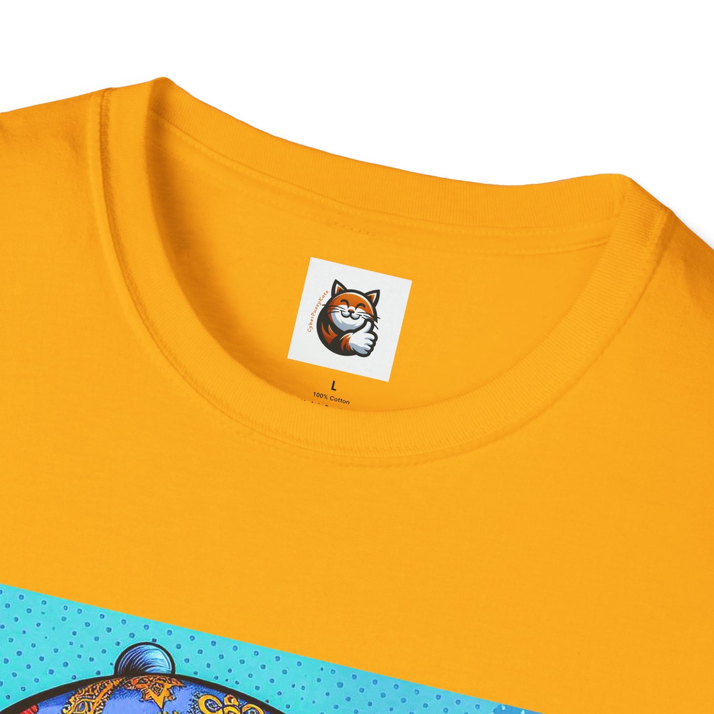Russian Blue Cat Unisex Softstyle T-Shirt