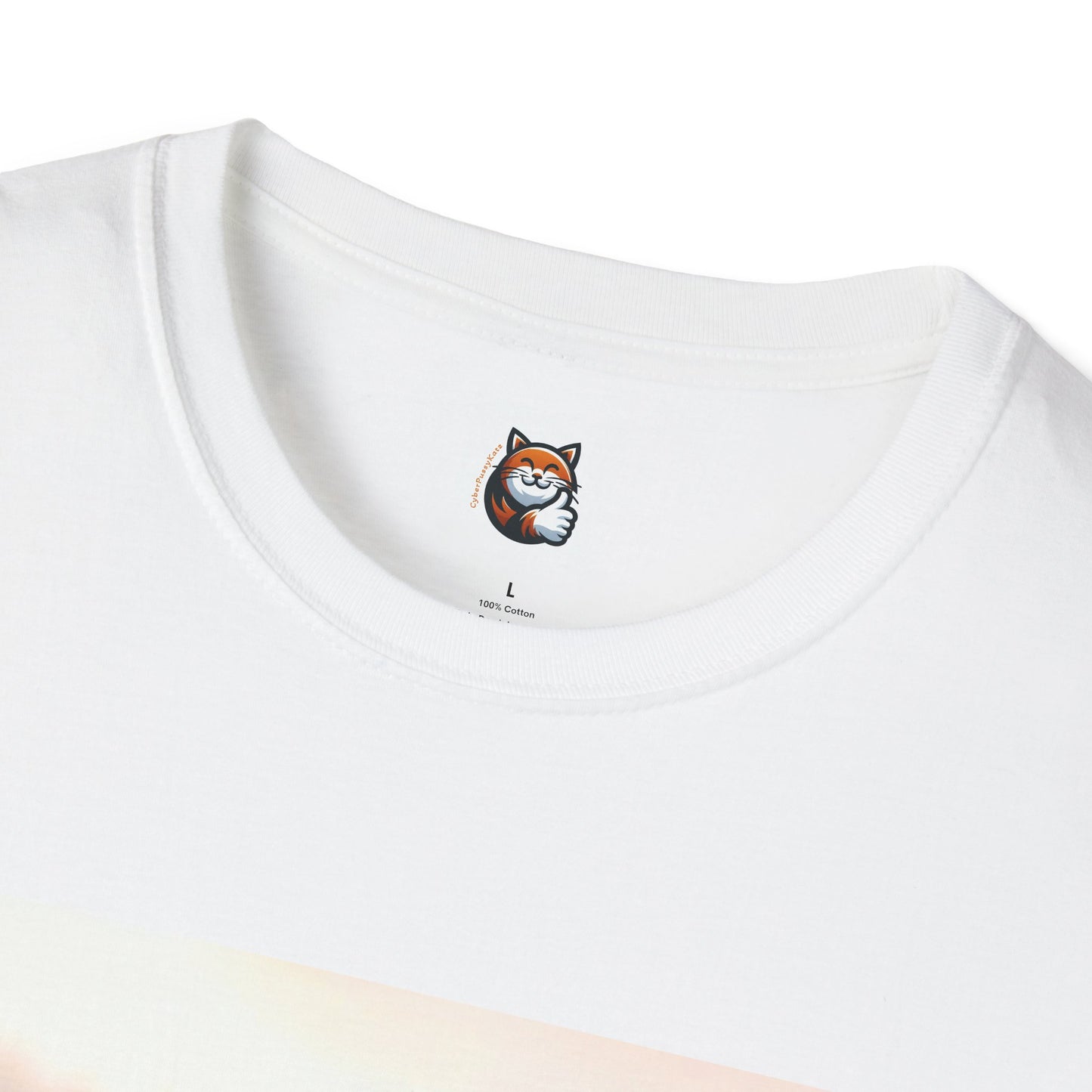 Wacky Persian Cat Unisex Softstyle T-Shirt