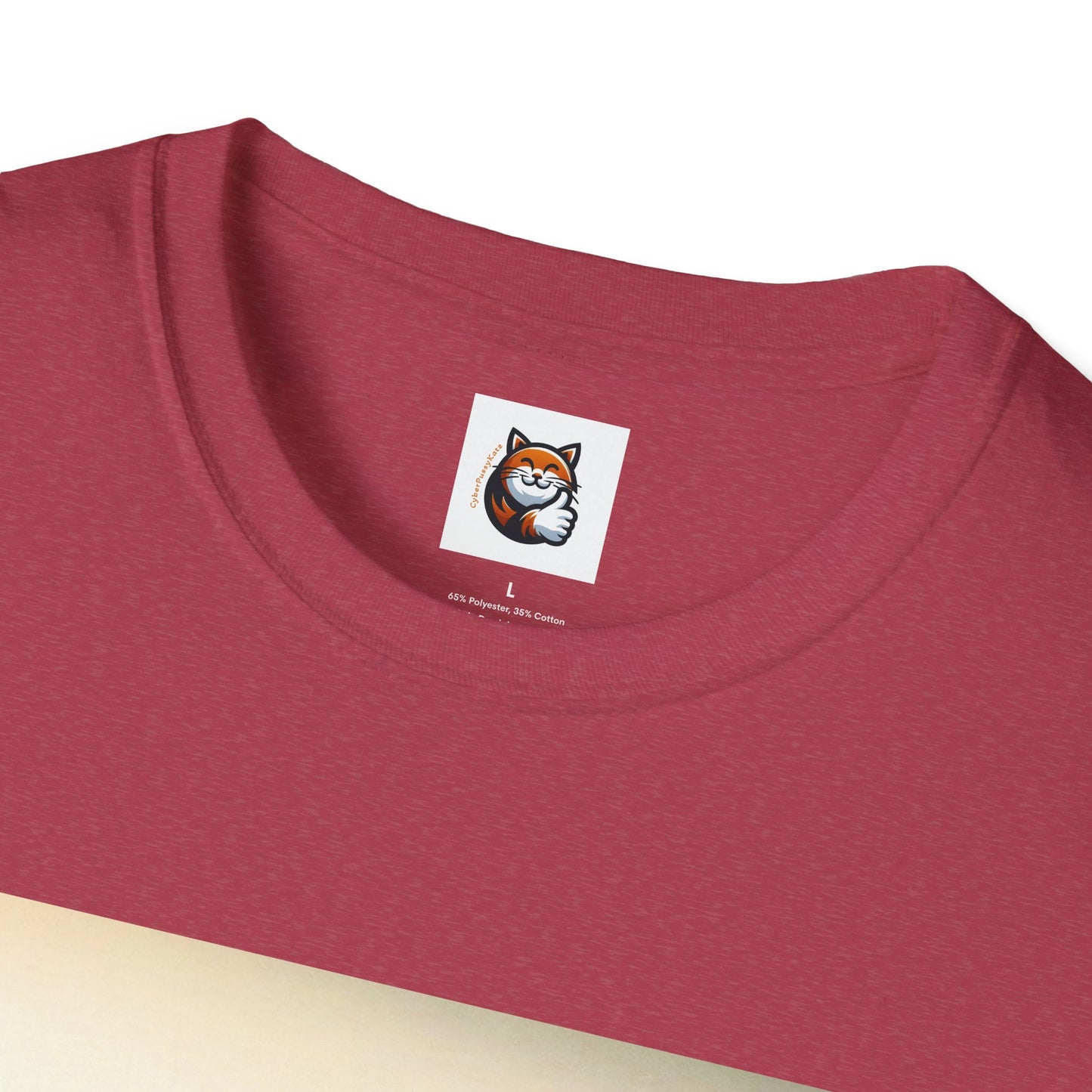 Wacky Persian Cat Unisex Softstyle T-Shirt