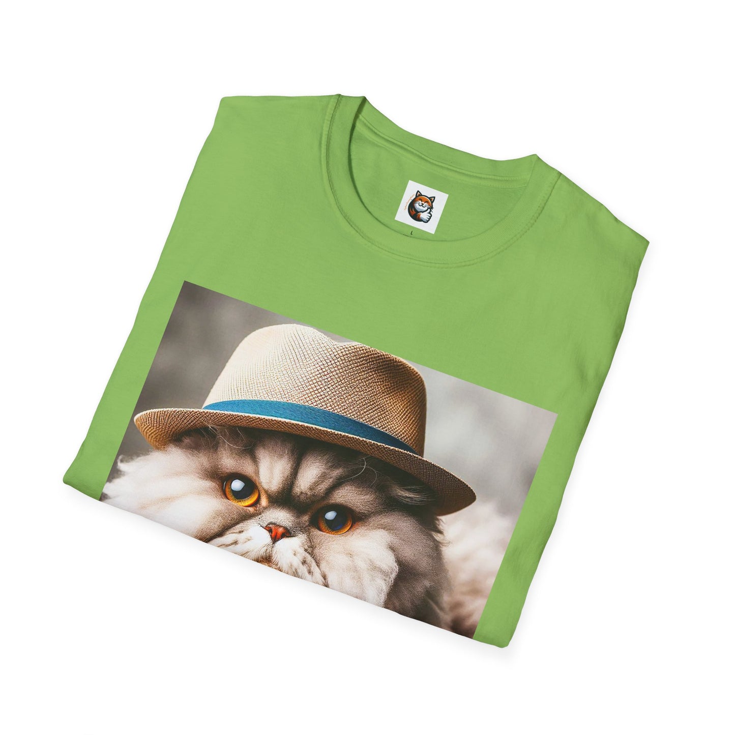 Selkirk Rex Cat T-Shirt top hat and bow tie
