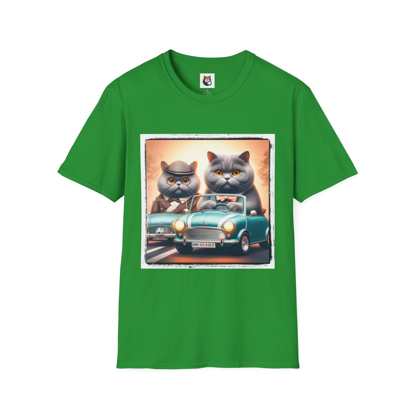 Wacky British Shorthair Unisex Softstyle T-Shirt