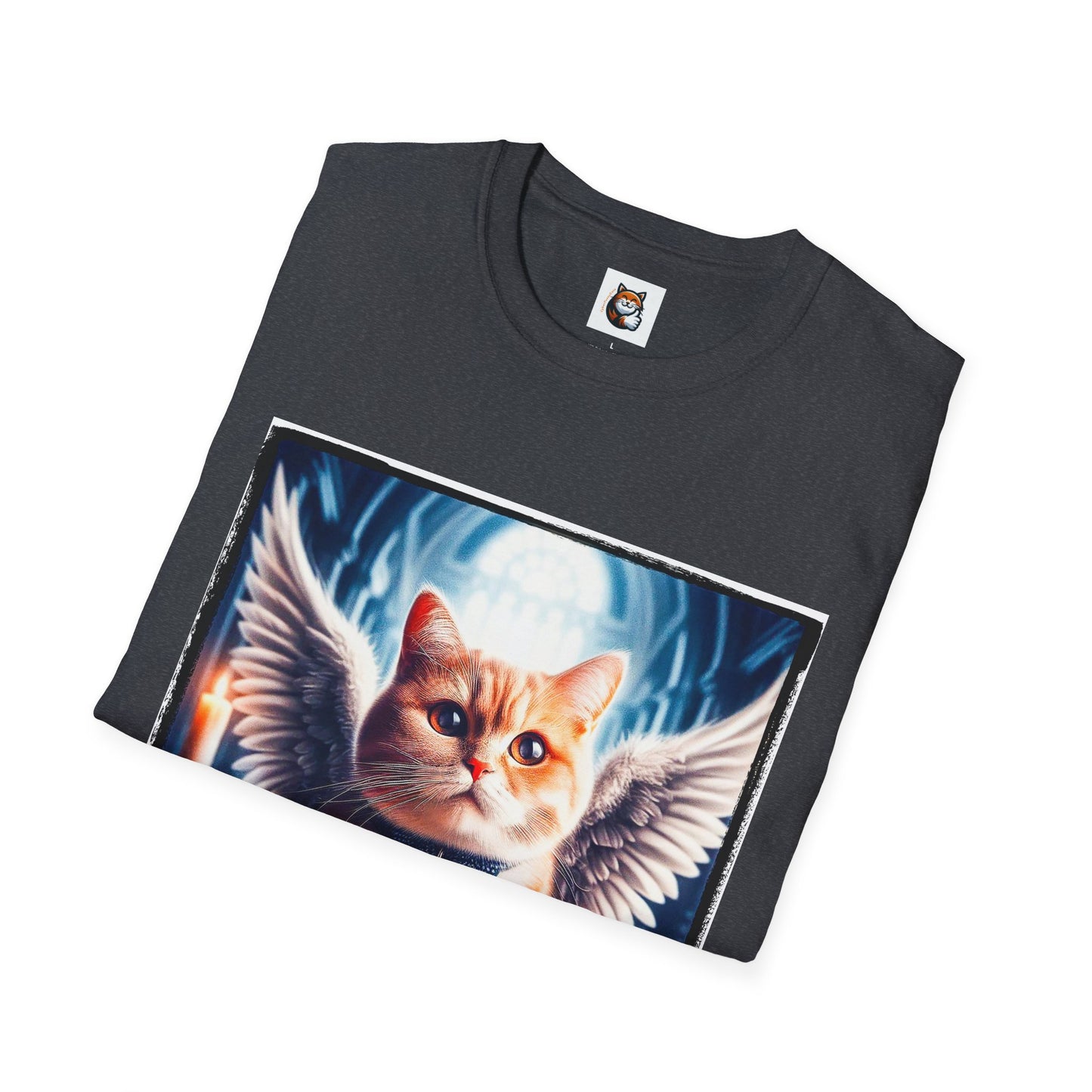 Domestic Cat Angel and clouds T-Shirt