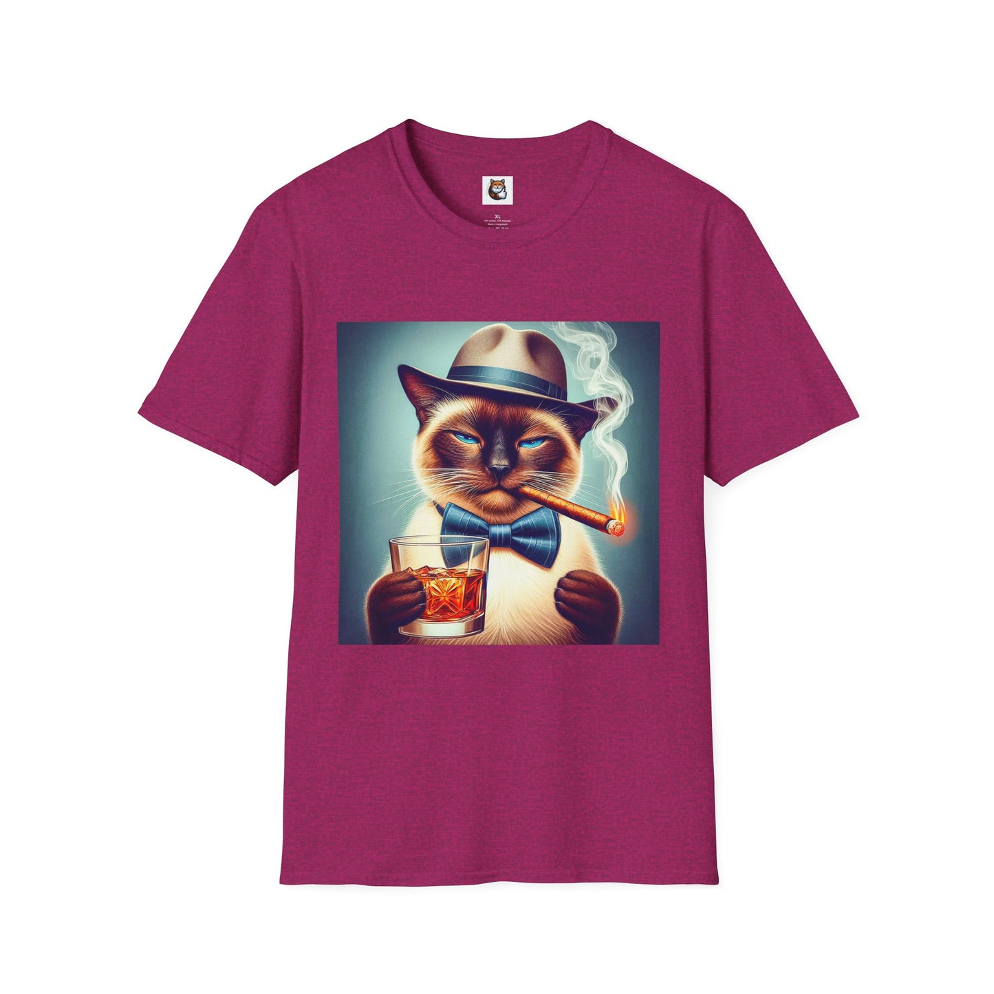 Siamese Cat smoking shirt