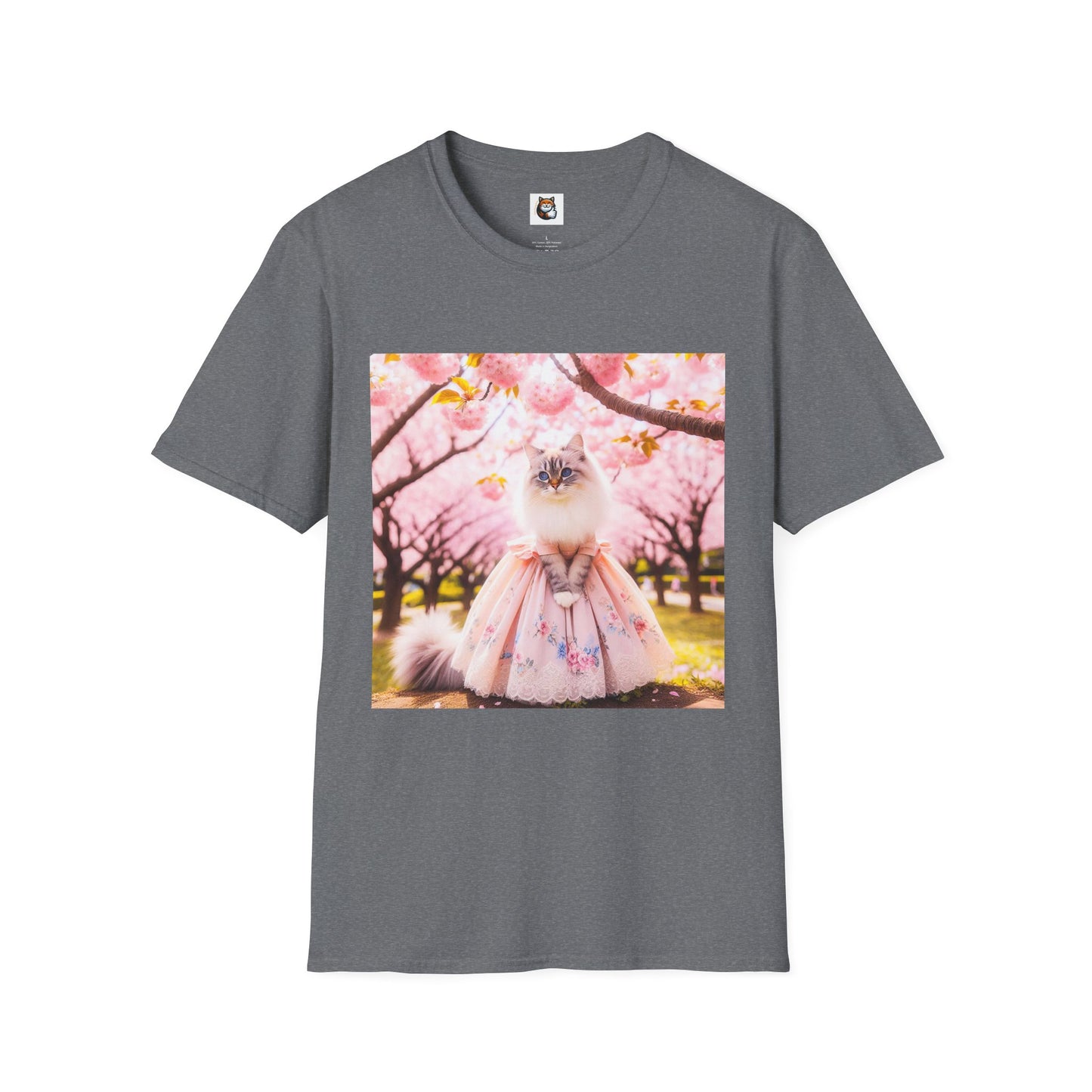 Siberian Cat pink dress shirt