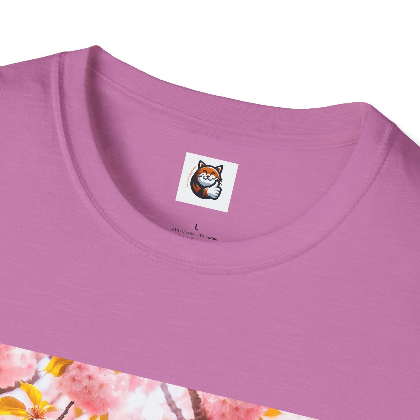 Siberian Cat pink dress shirt