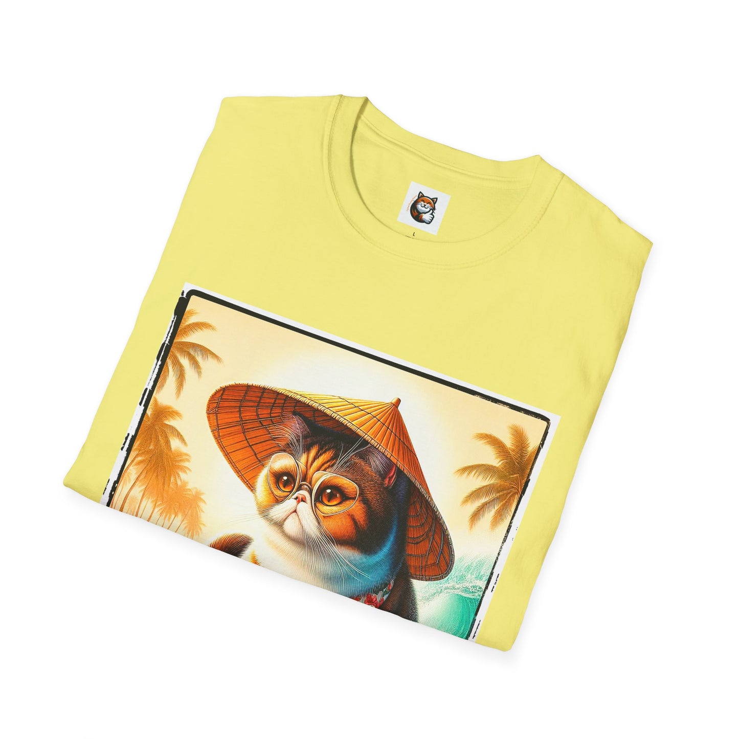 Exotic Shorthair Cat Unisex Softstyle T-Shirt