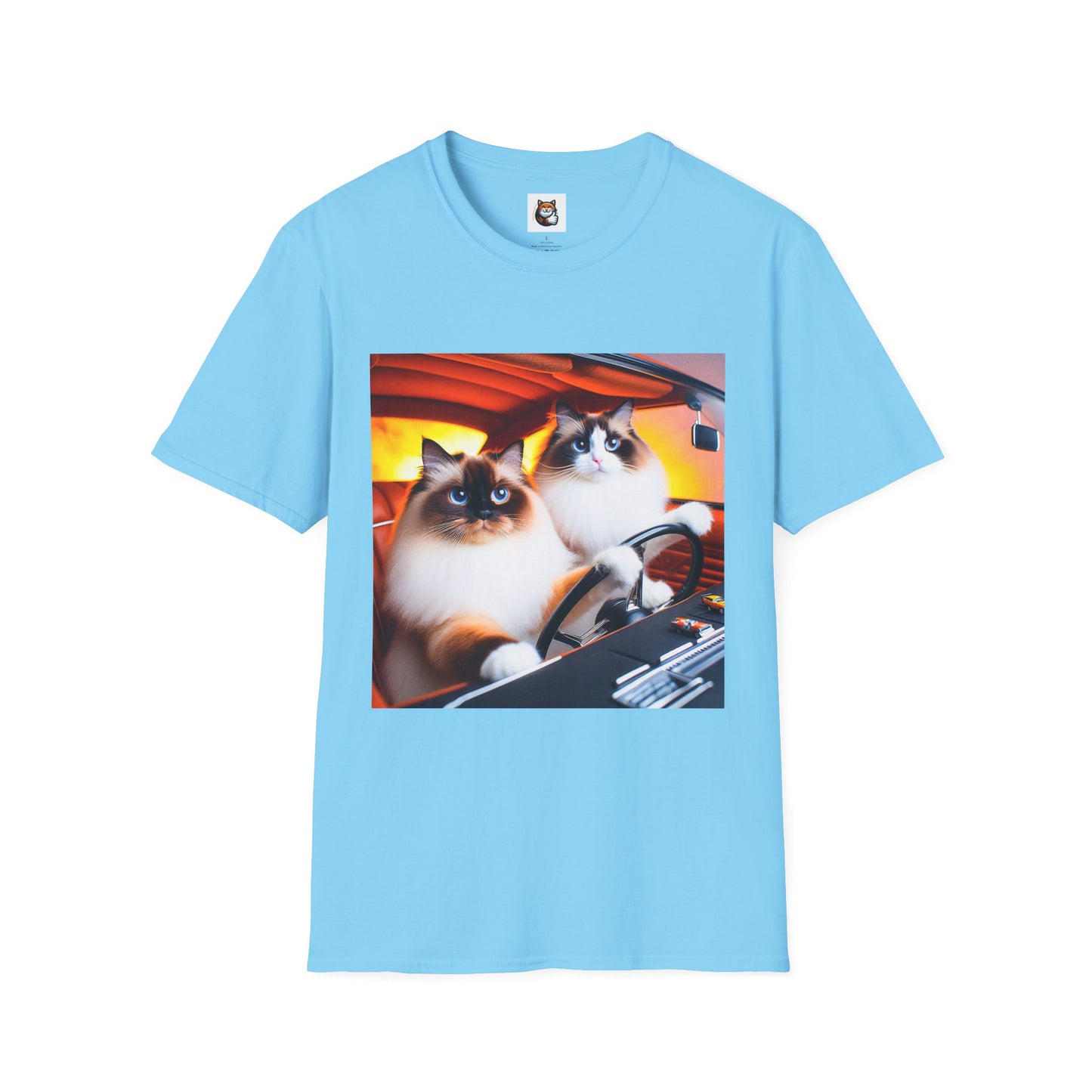 Wacky Ragdoll Unisex Softstyle T-Shirt