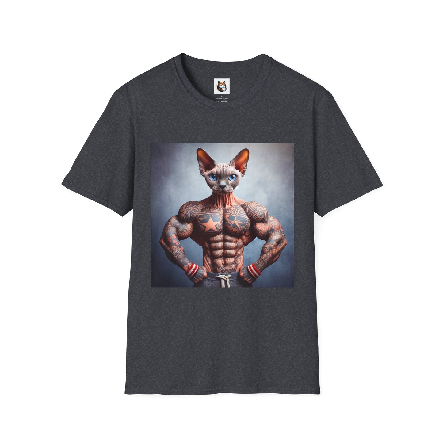 Devon Rex Cat Unisex Softstyle T-Shirt