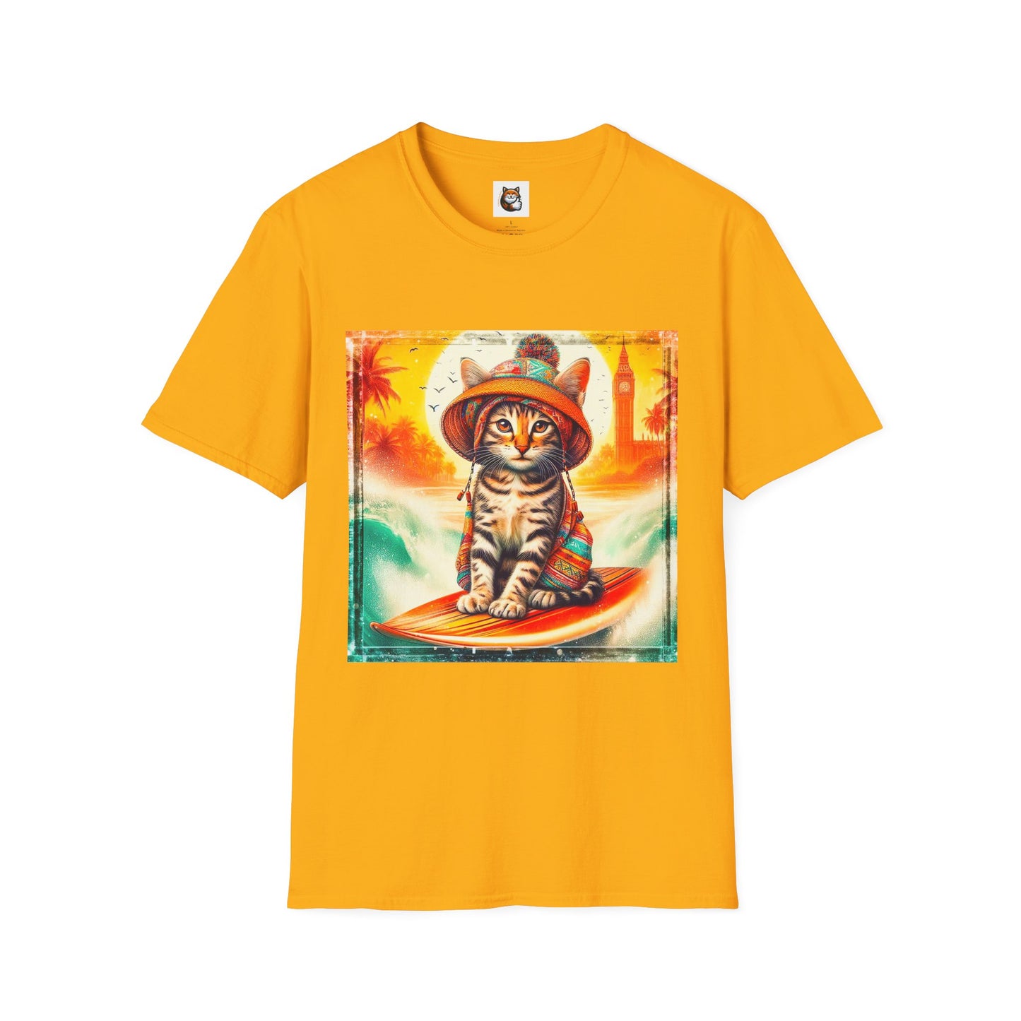 Domestic Cat Unisex Softstyle T-Shirt