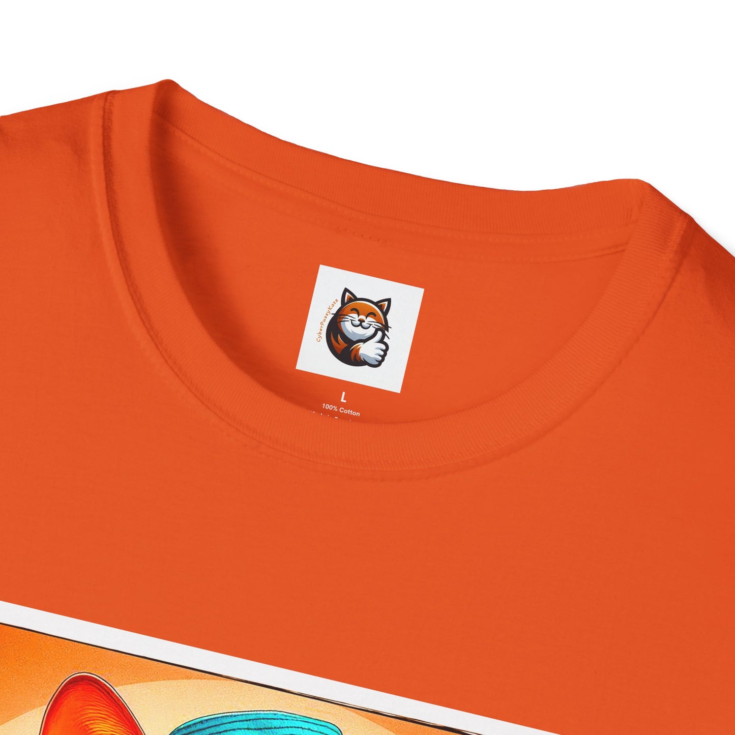 Abyssinian surfing Softstyle T-Shirt