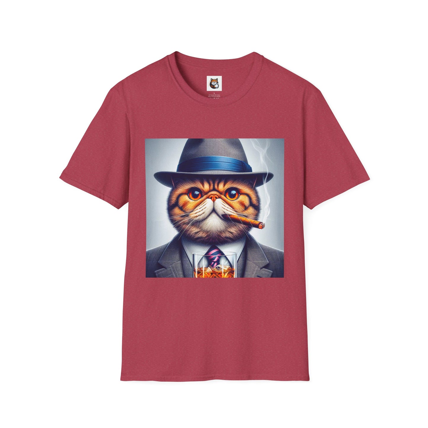 Exotic Shorthair Cat Unisex Softstyle T-Shirt