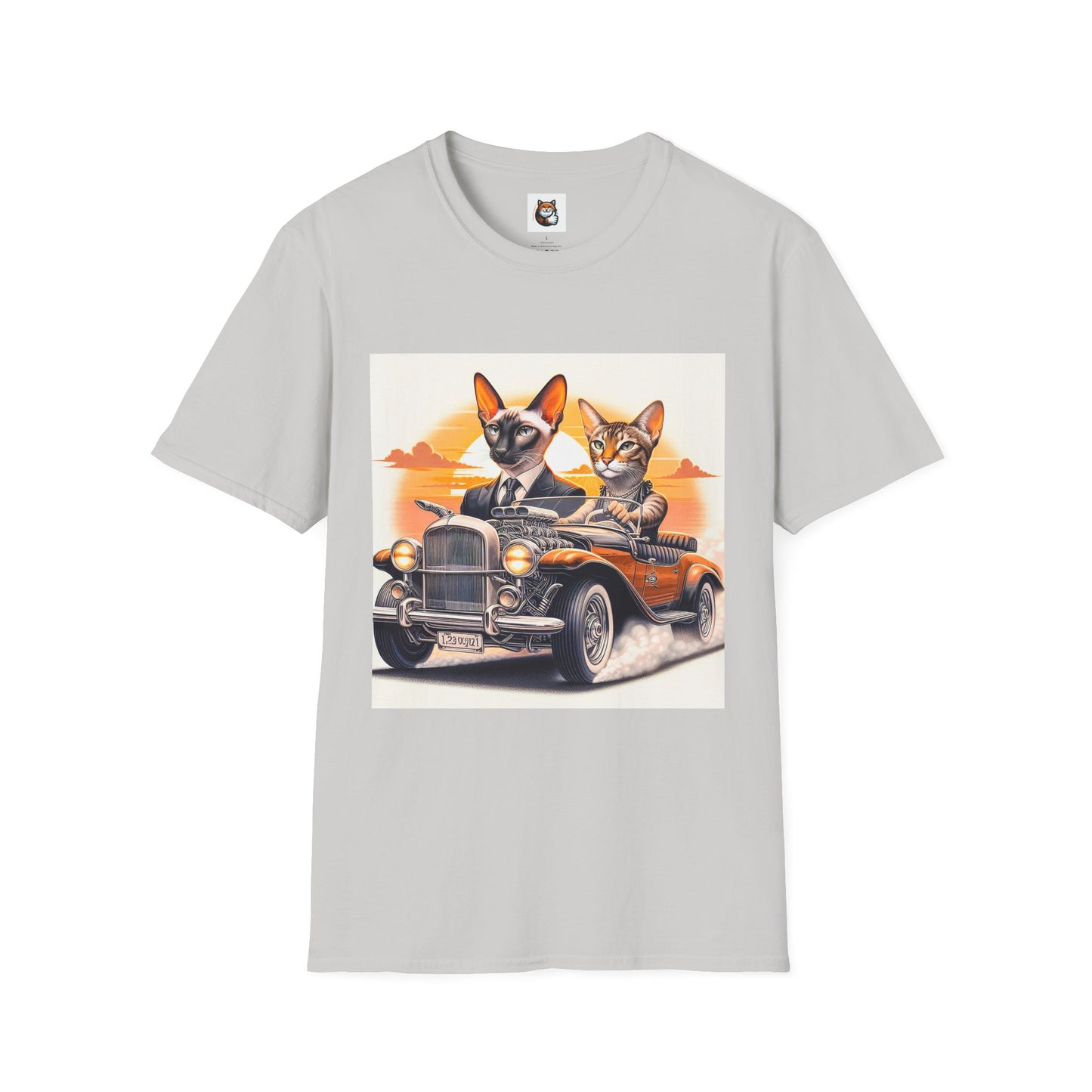 Wacky Oriental Shorthair Unisex Softstyle T-Shirt