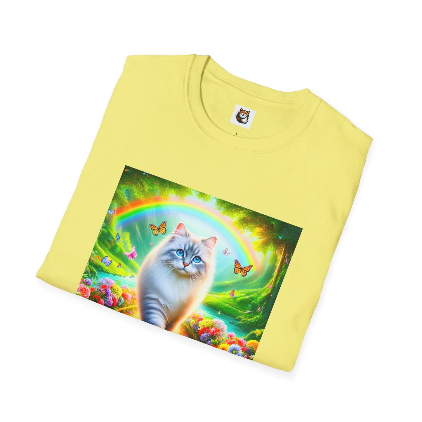 Siberian Cat pretty garden shirt