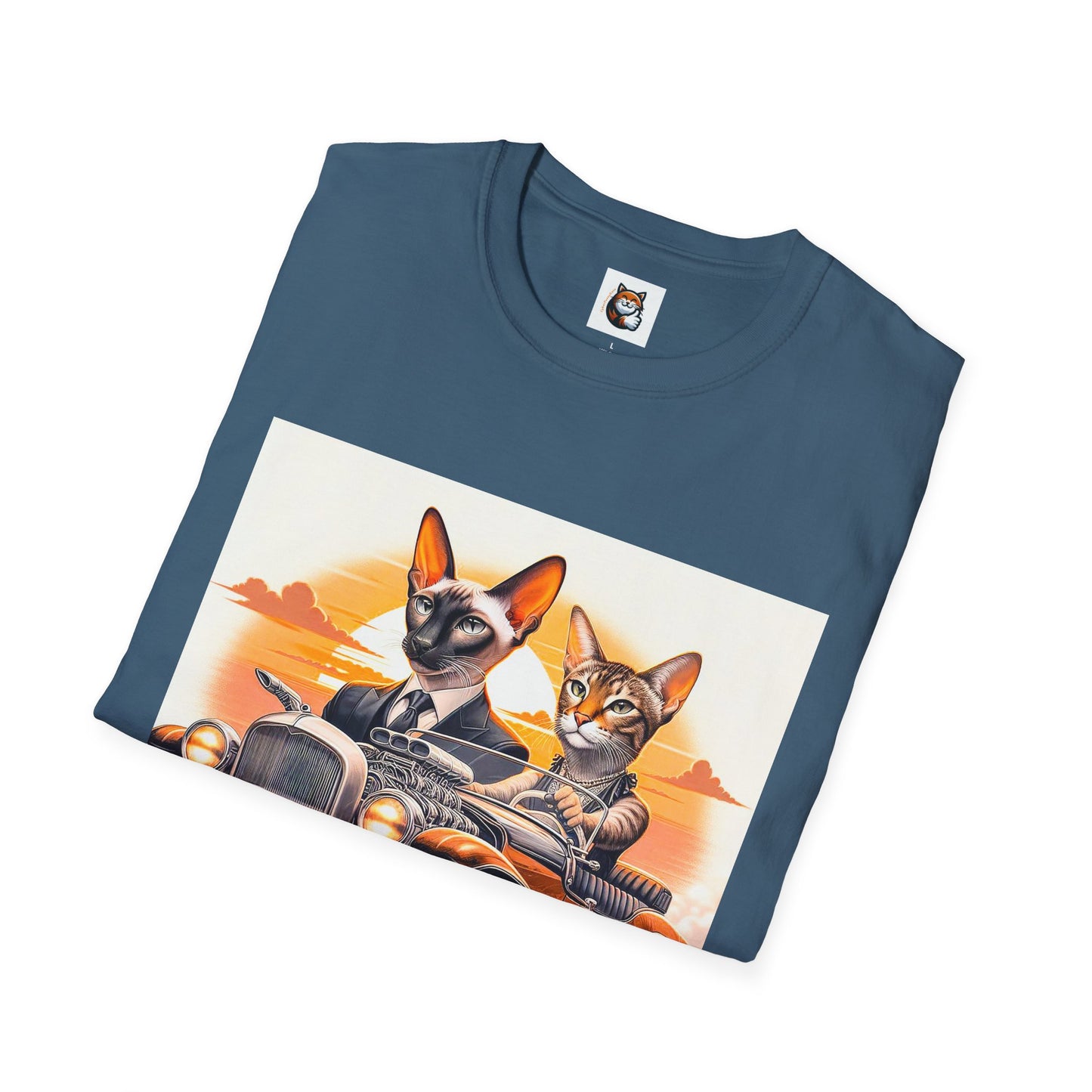 Wacky Oriental Shorthair Unisex Softstyle T-Shirt