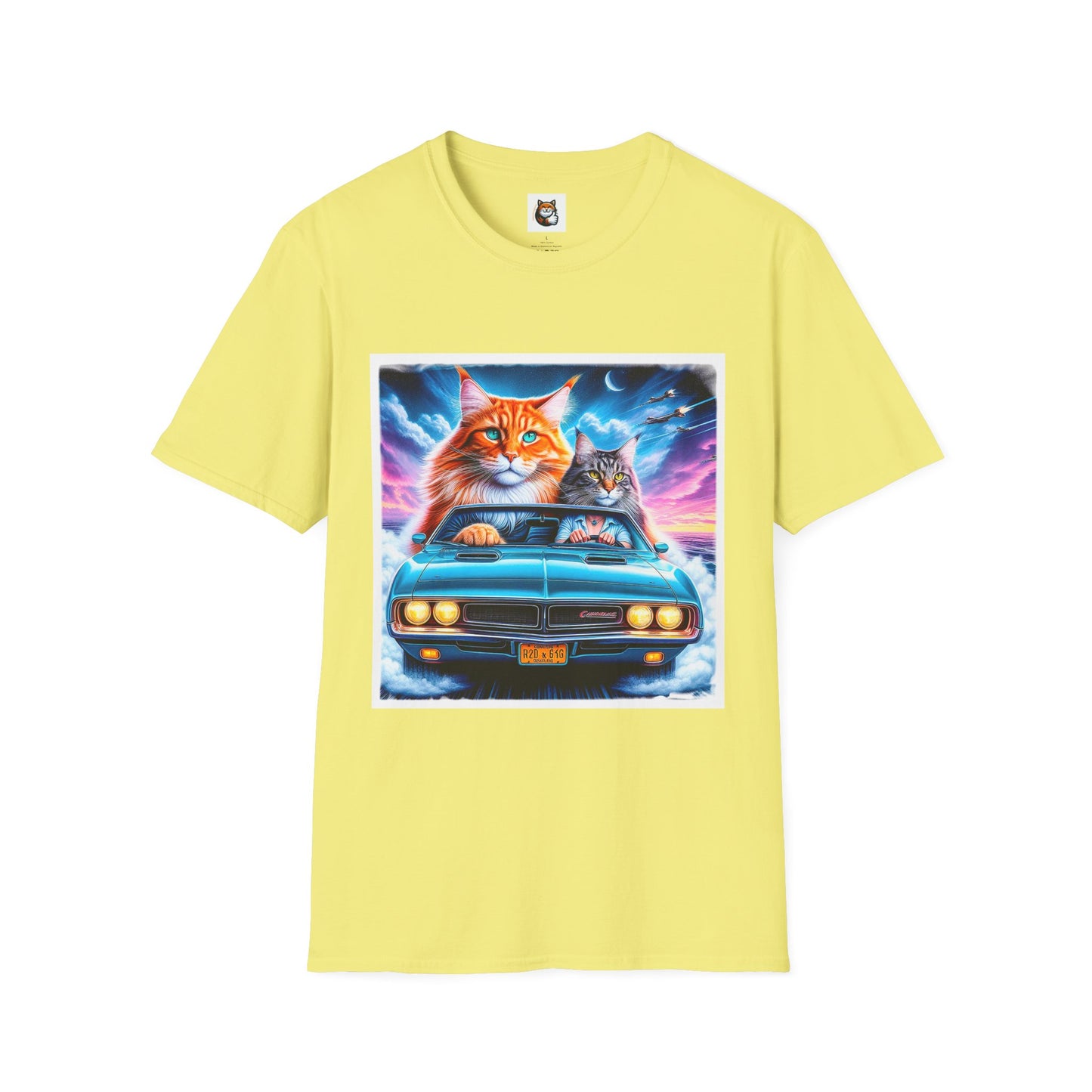 Wacky Maine Coon Unisex Softstyle T-Shirt