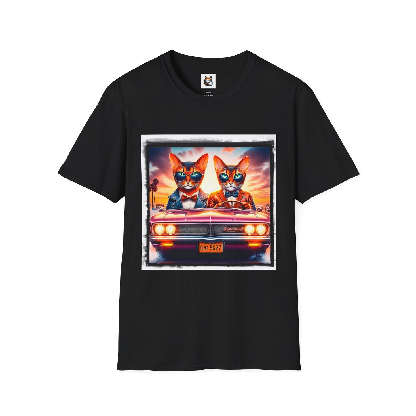 Wacky car driving Unisex Softstyle T-Shirt