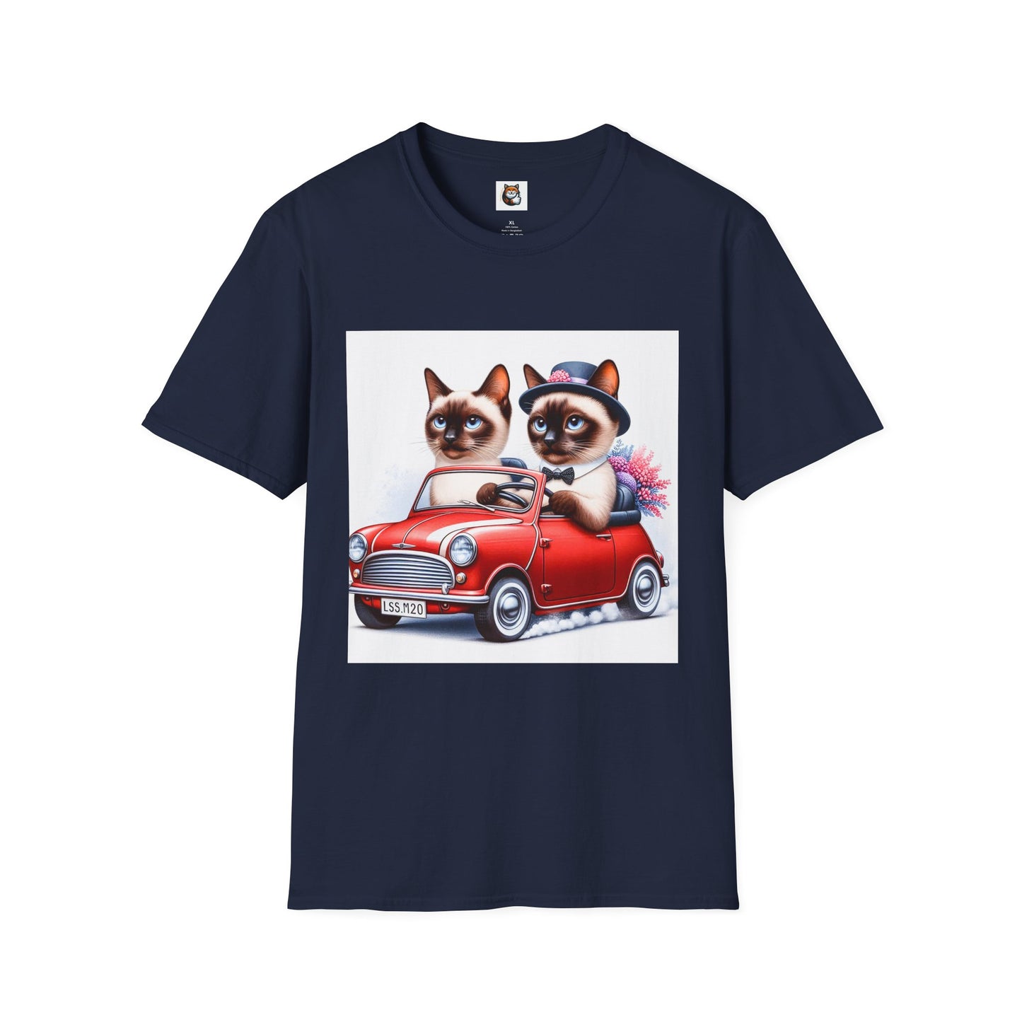 Wacky Siamese Cat friends driving