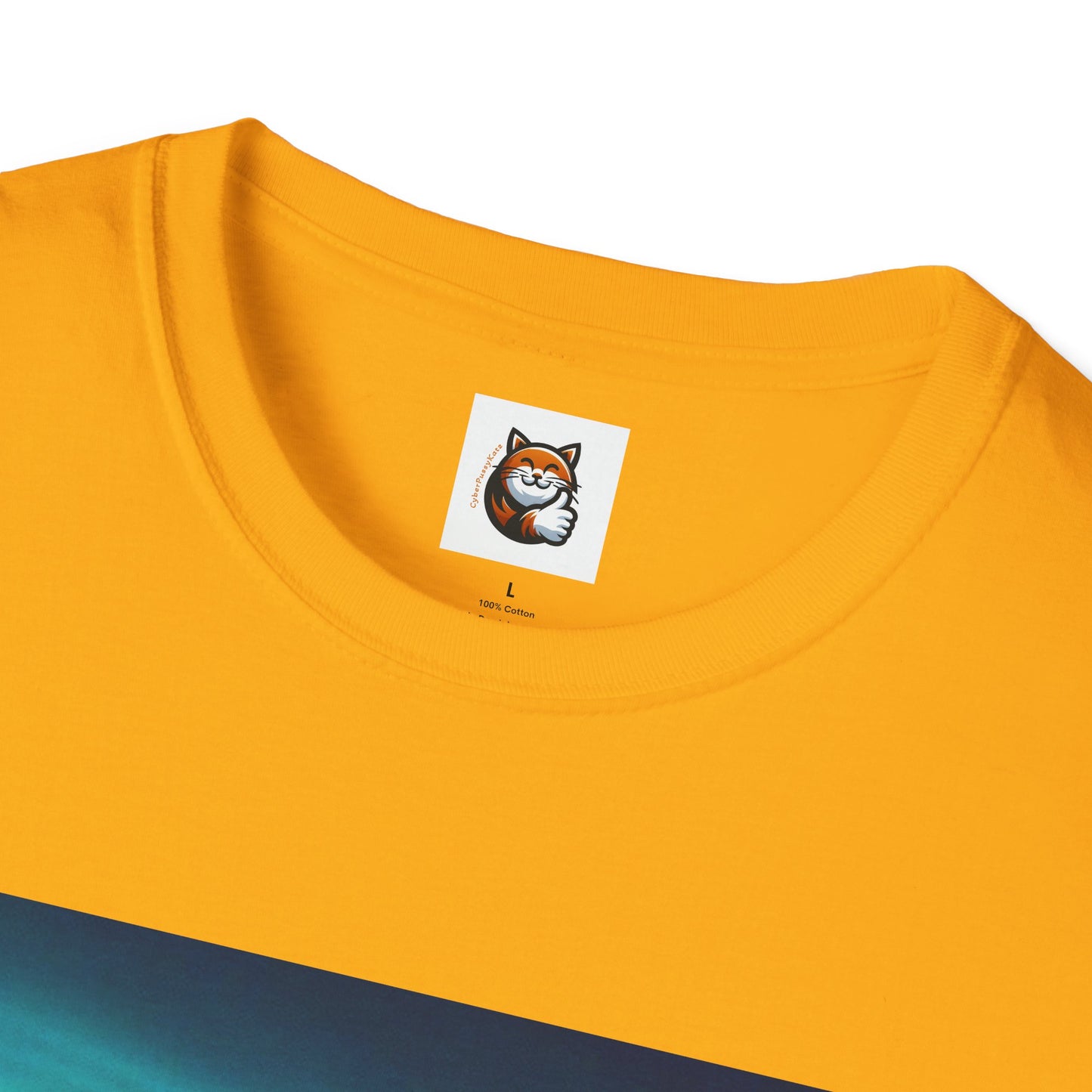 Wacky Persian Cat Unisex Softstyle T-Shirt