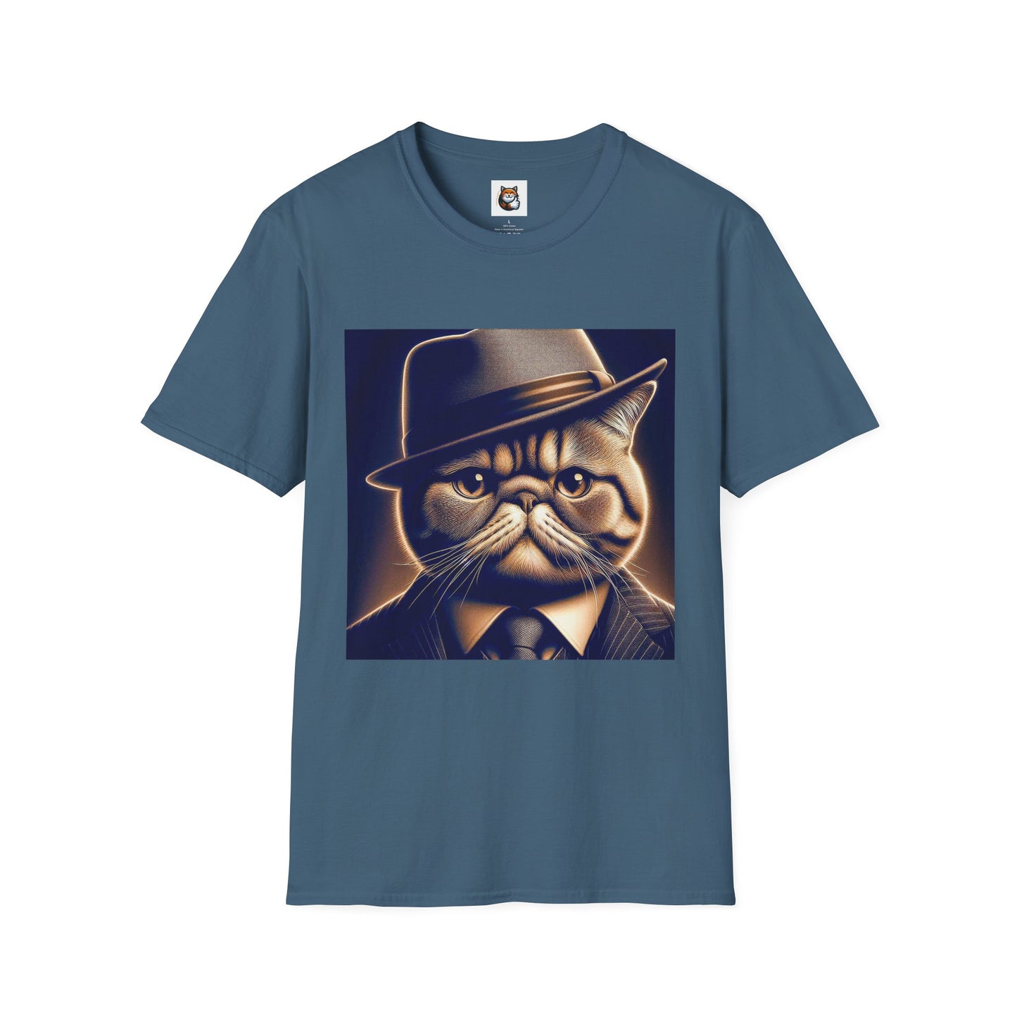 Exotic Shorthair Cat Unisex Softstyle T-Shirt