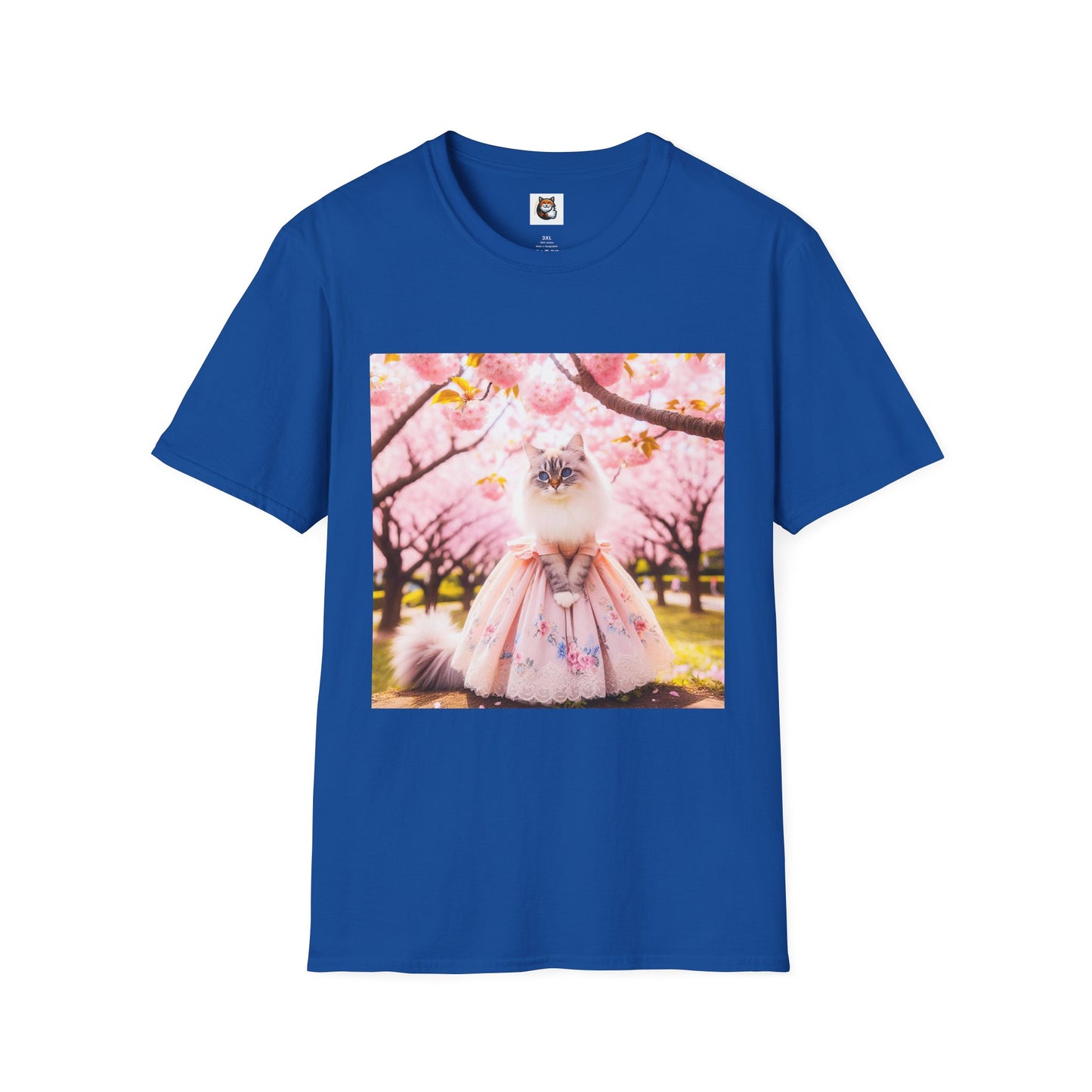 Siberian Cat pink dress shirt