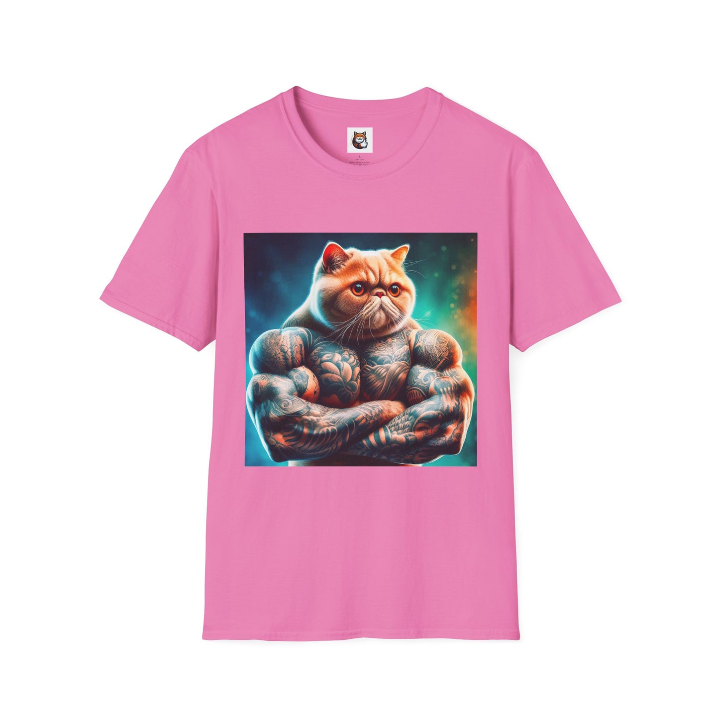 Exotic Shorthair Cat Unisex Softstyle T-Shirt
